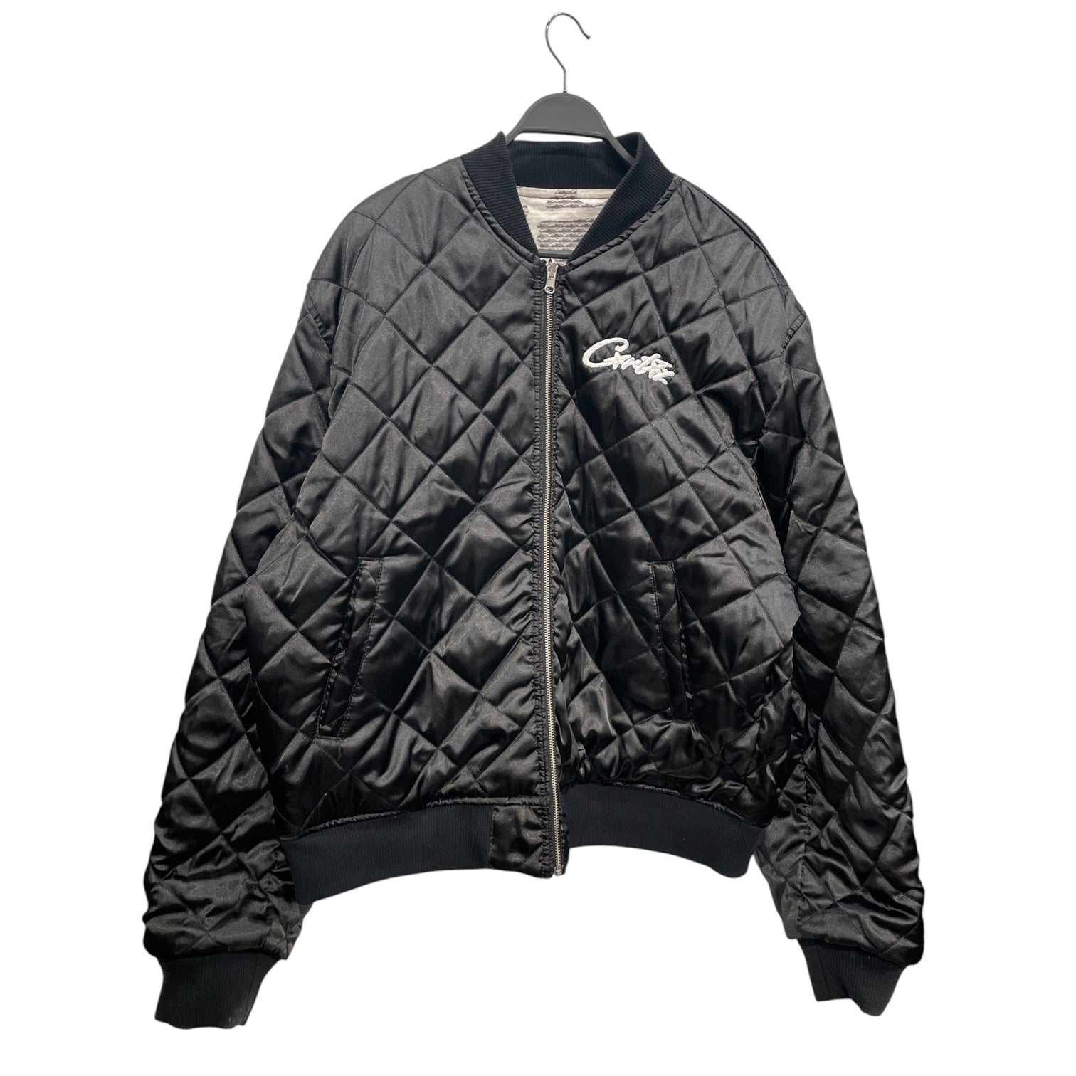 Corteiz/Jacket/XXXL/Cotton/BLK/Camouflage/REVERSIBLE BOMBER view 3