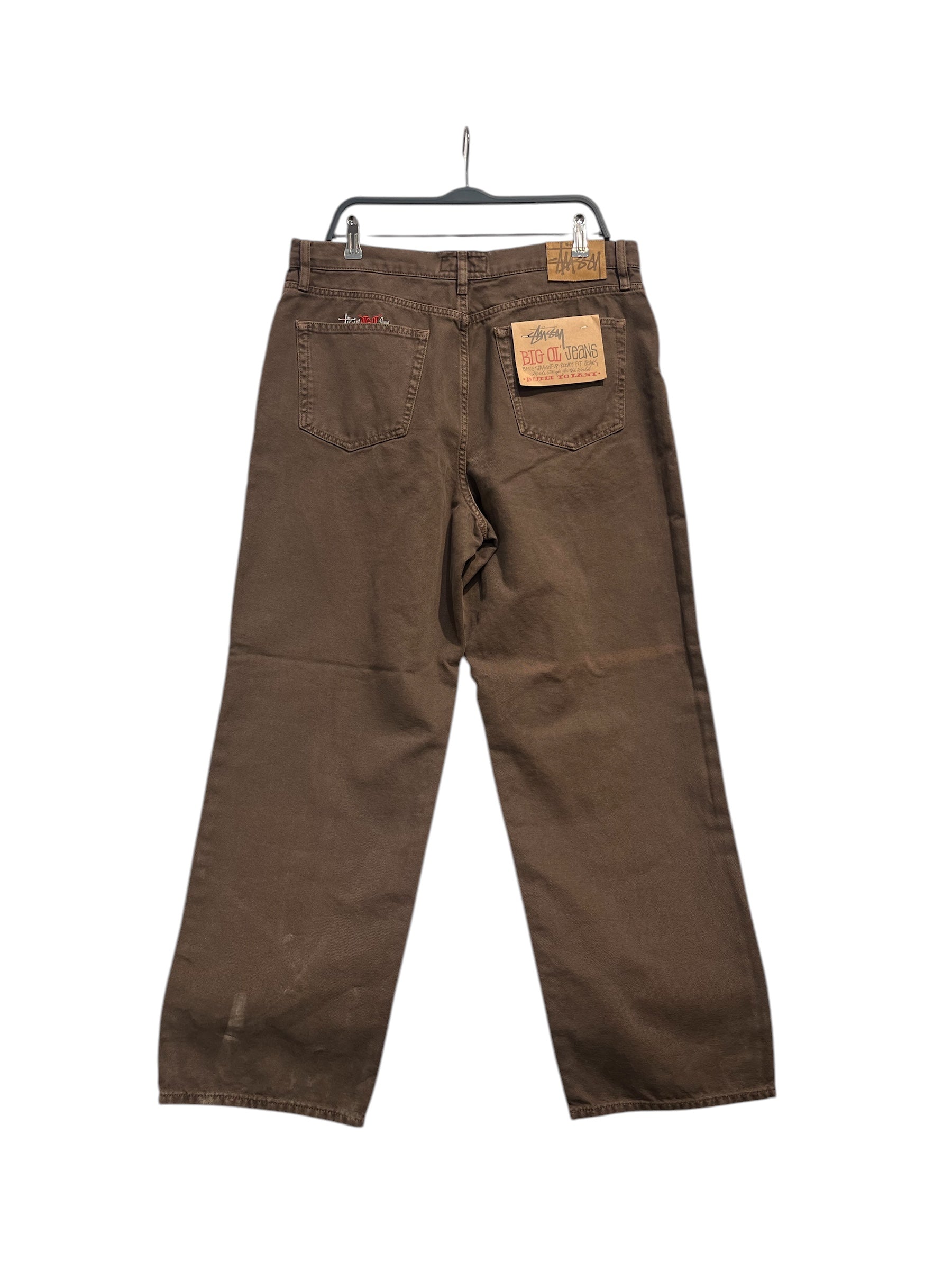 STUSSY/Pants/34/Cotton/BRW/BIG OL JEAN BRWN WASH view 2