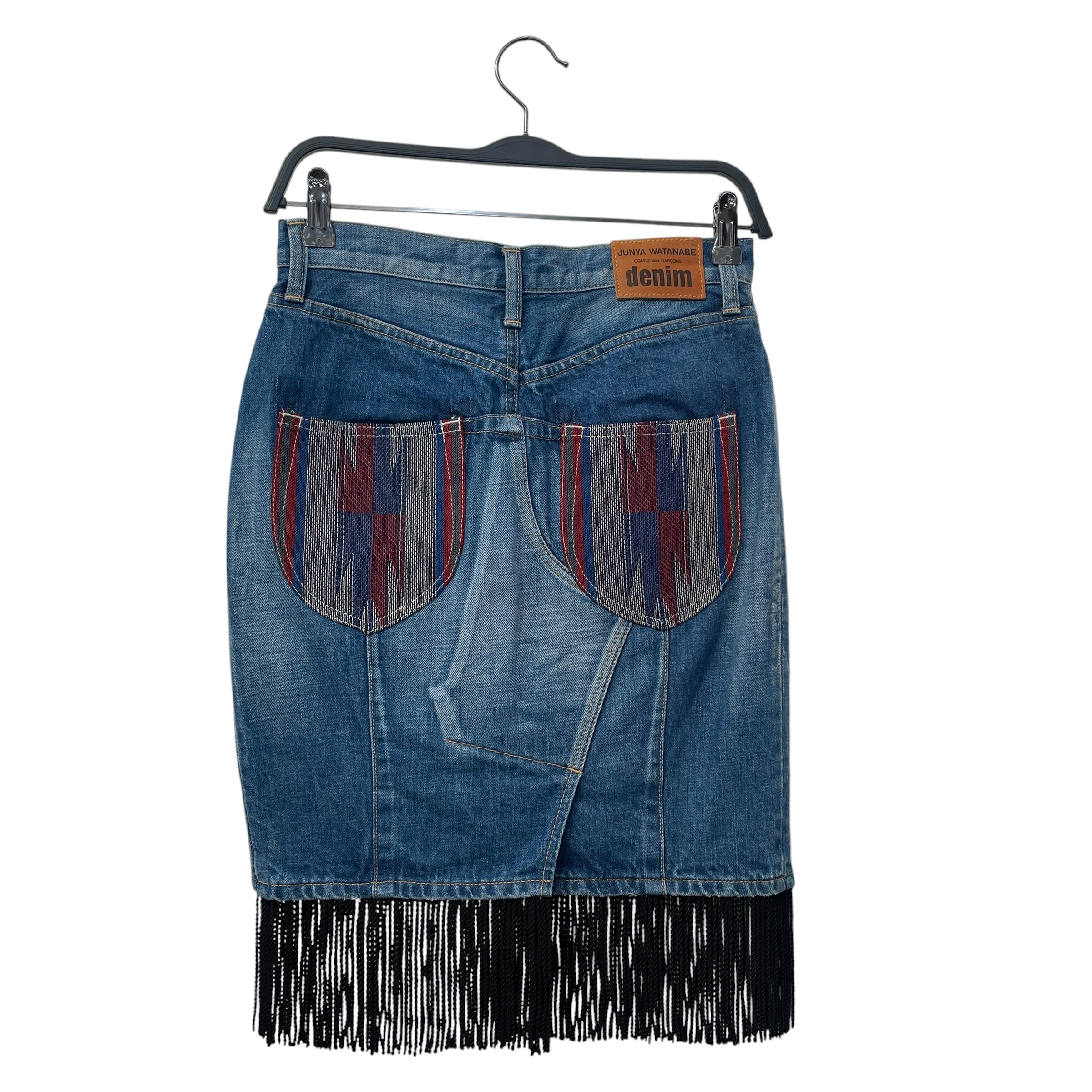 JUNYA WATANABE COMME des GARCONS/Skirt/XS/Denim/BLU/pencil skrt back pocket design view 2