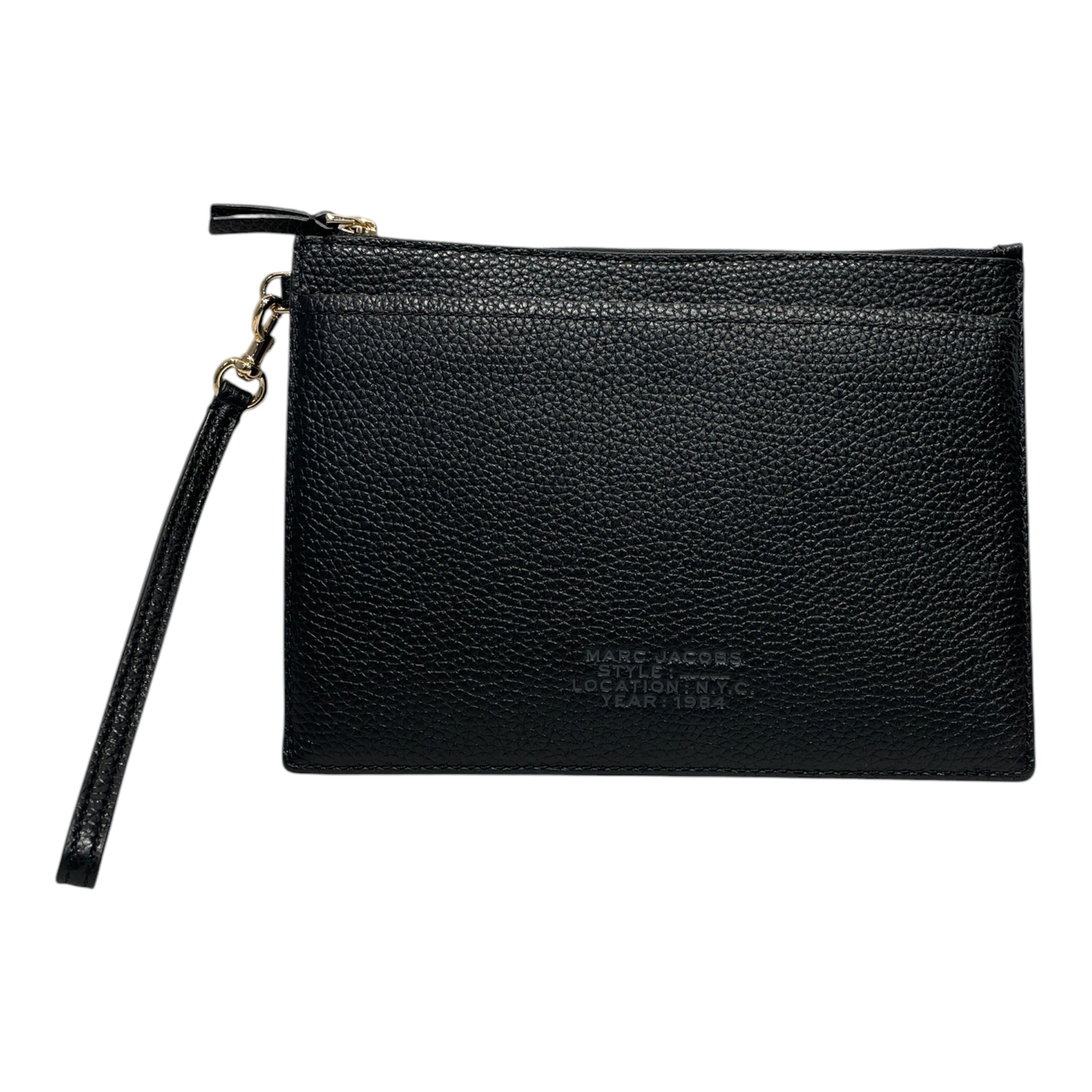 MARC JACOBS/Clutch Bag/Leather/BLK/ STYLE. LOCATION.YEAR view 2