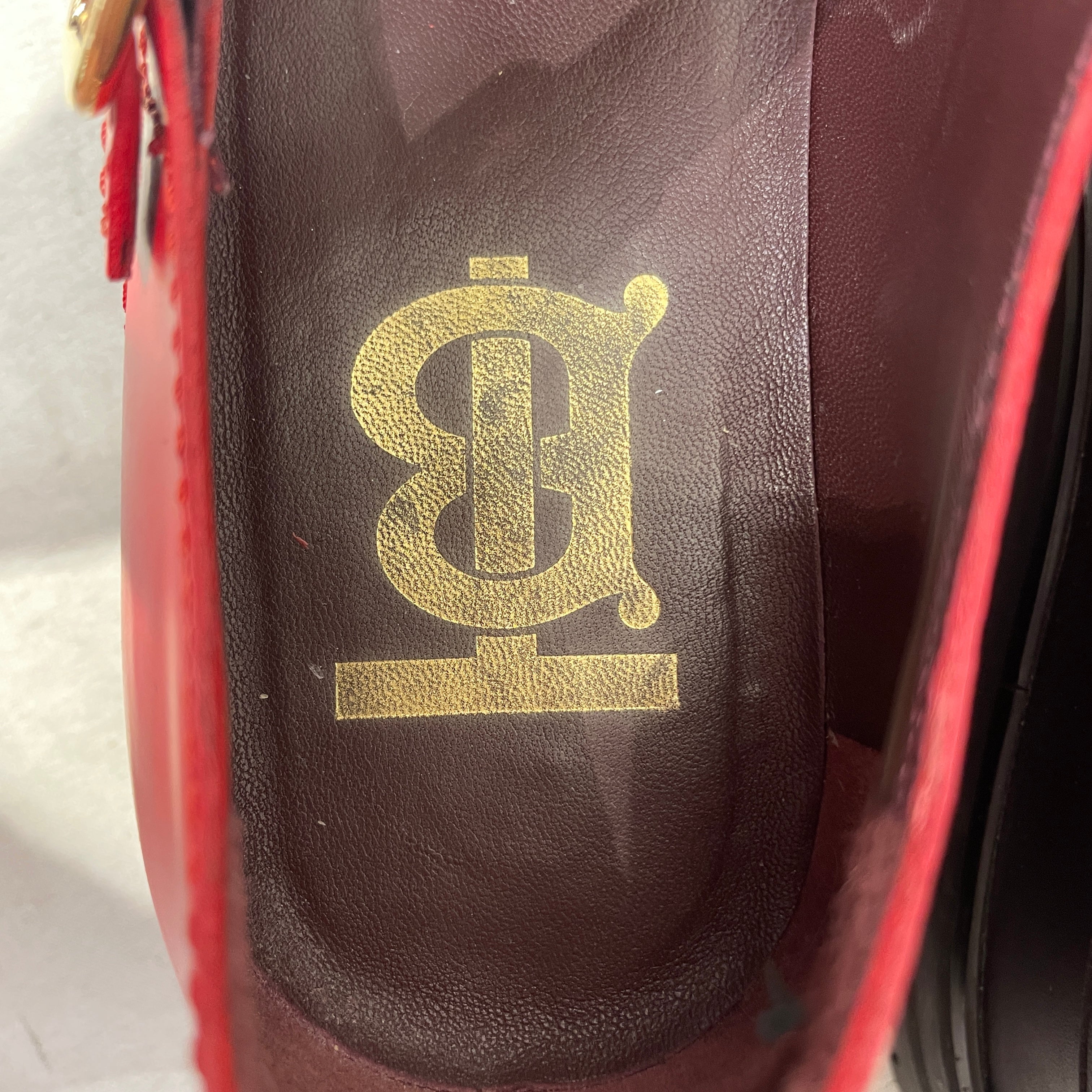 BURBERRY/Loafers/EU 39/Leather/RED/ALDWYCH MARY JANE view 3