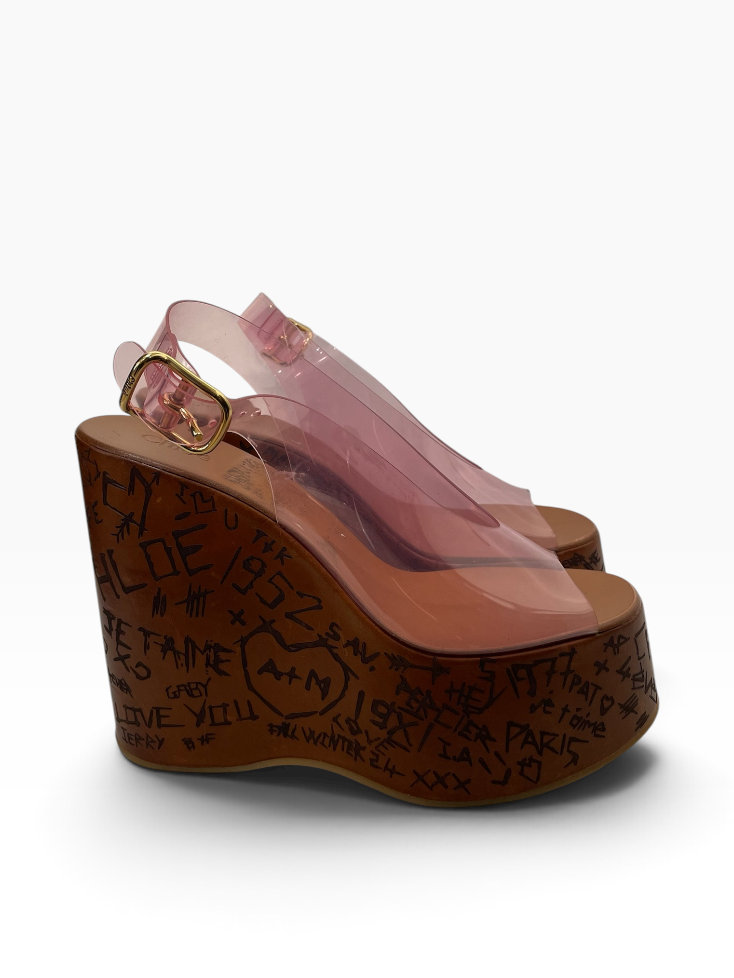 Chloe/Sandals/US 7.5/Graphic/MLT/ view 3