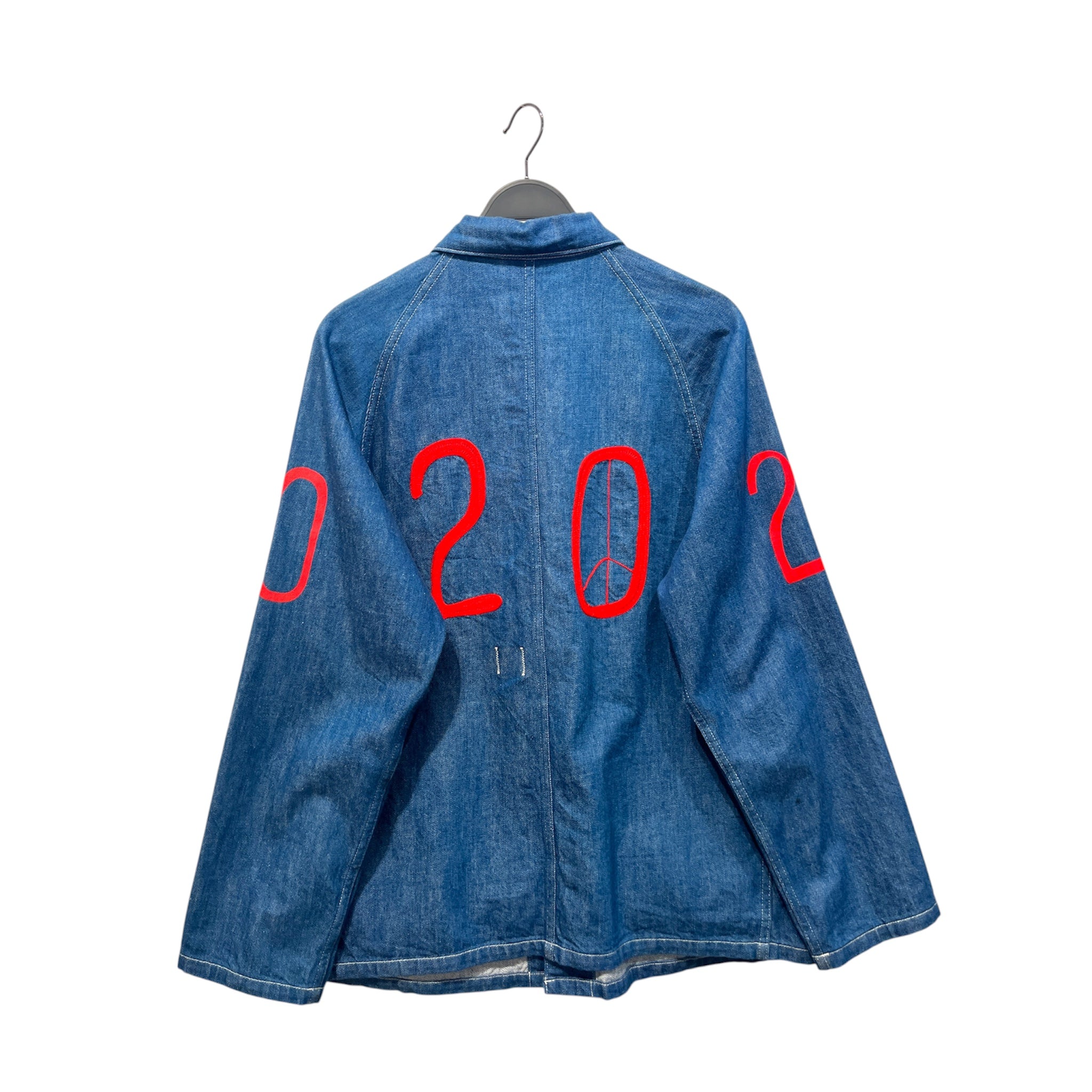 KAPITAL/Denim Jkt/L/Denim/BLU/20 PEACE RED ON BACK BUTTON UP view 2