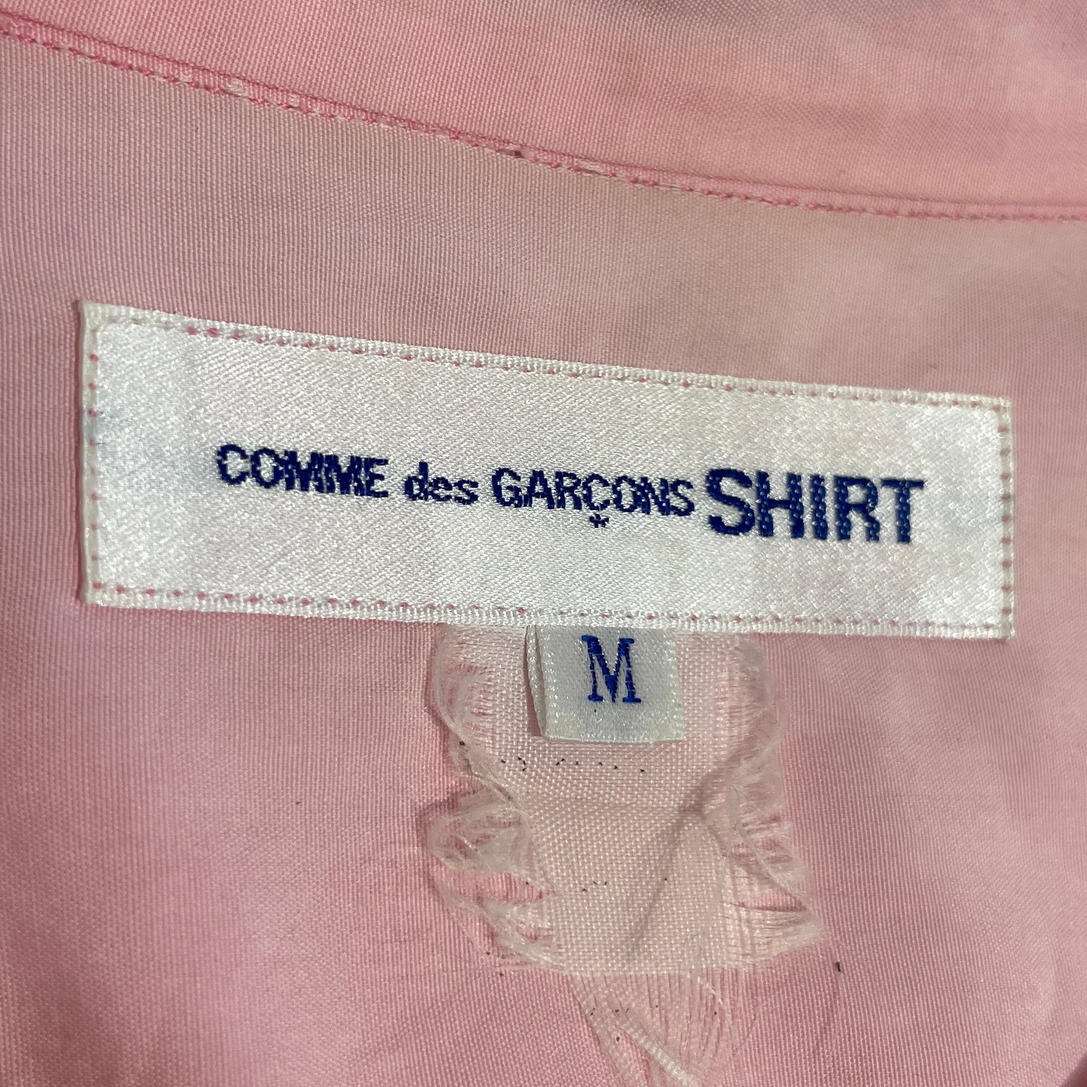 COMME des GARCONS/LS Shirt/M/Cotton/PNK/patchwork colors view 3