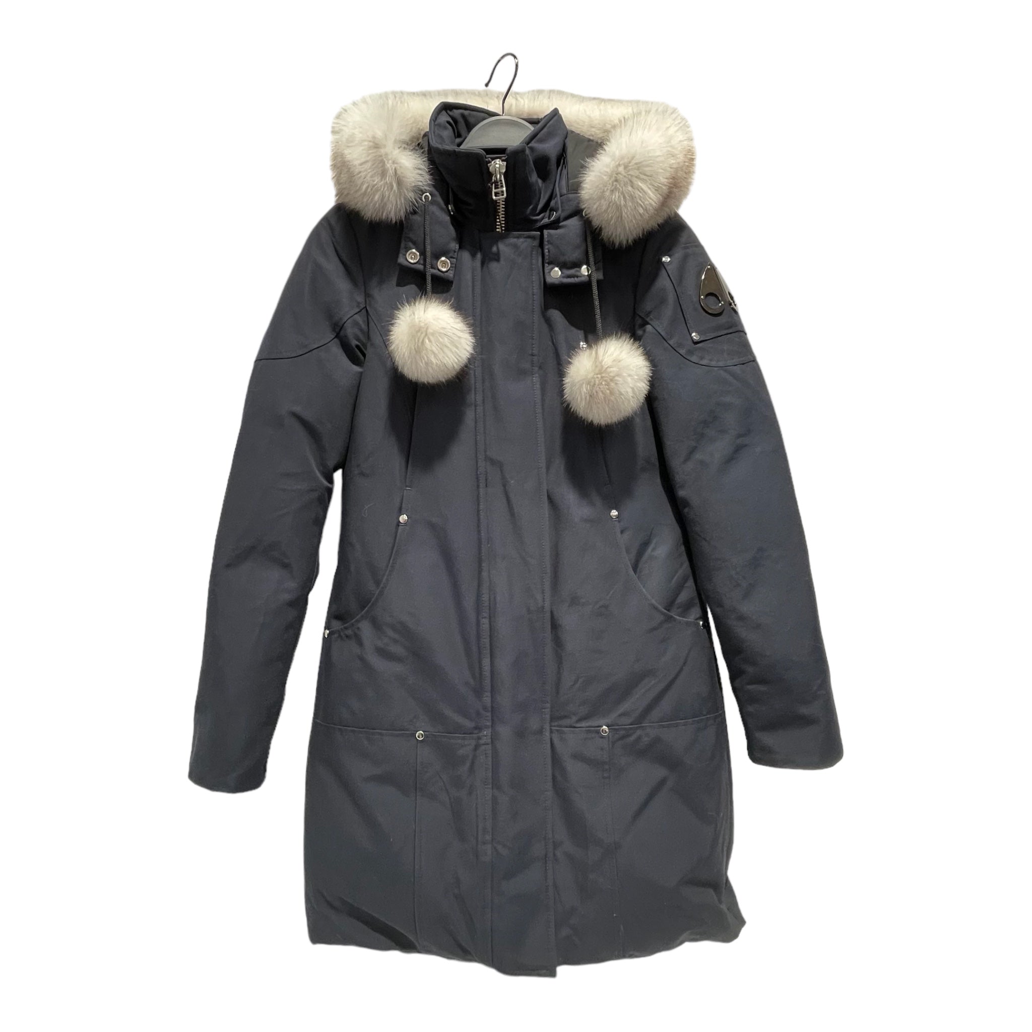 MOOSE KNUCKLES/Mountain Parka/XS/Cotton/BLK/ view 1