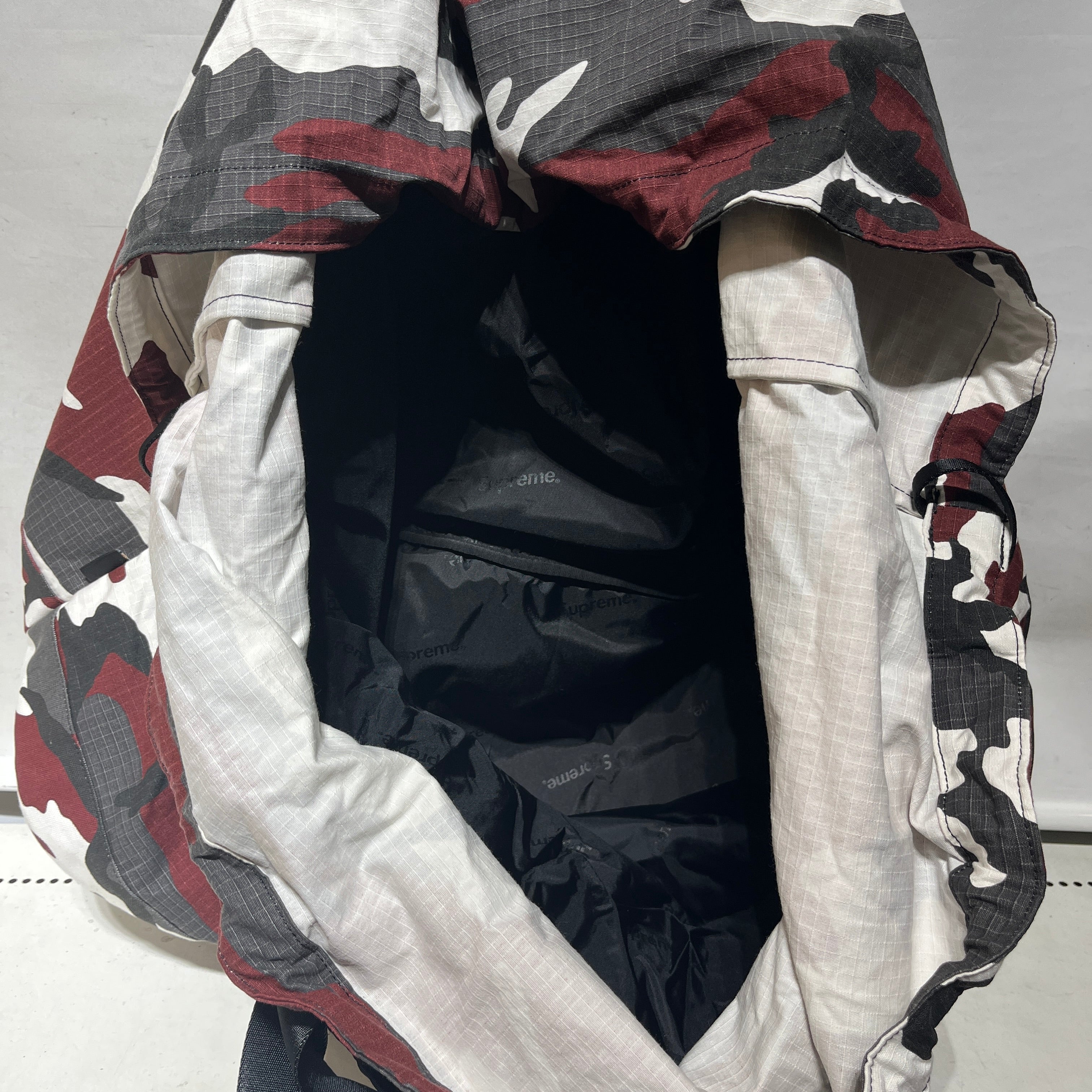Supreme/Luggage/Camouflage/Cotton/RED/ view 3