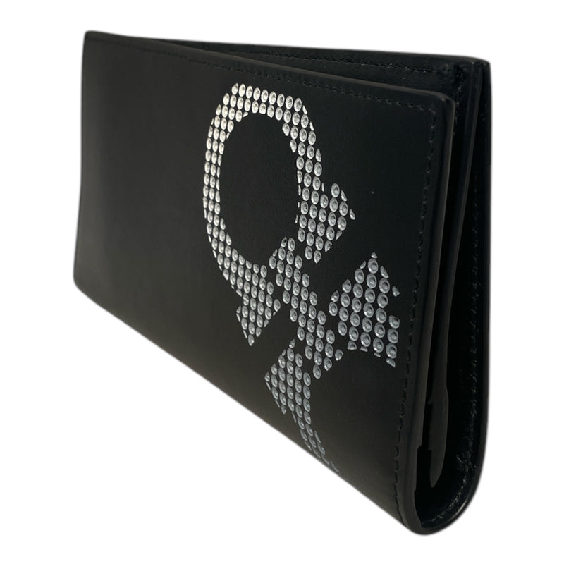 Salvatore Ferragamo/Long Wallet/OS/Leather/BLK/ferragomo B&W wallet