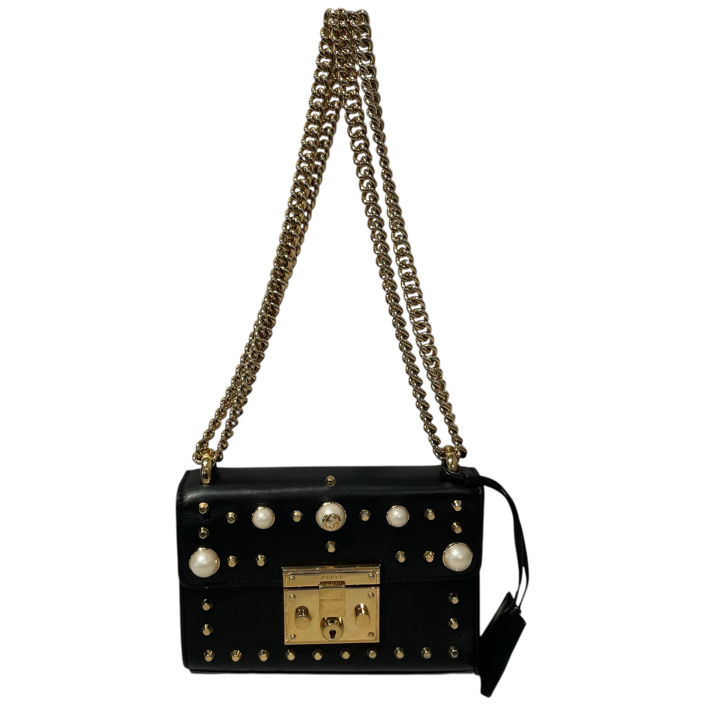 GUCCI/Cross Body Bag/Leather/BLK/432182525040 view 1