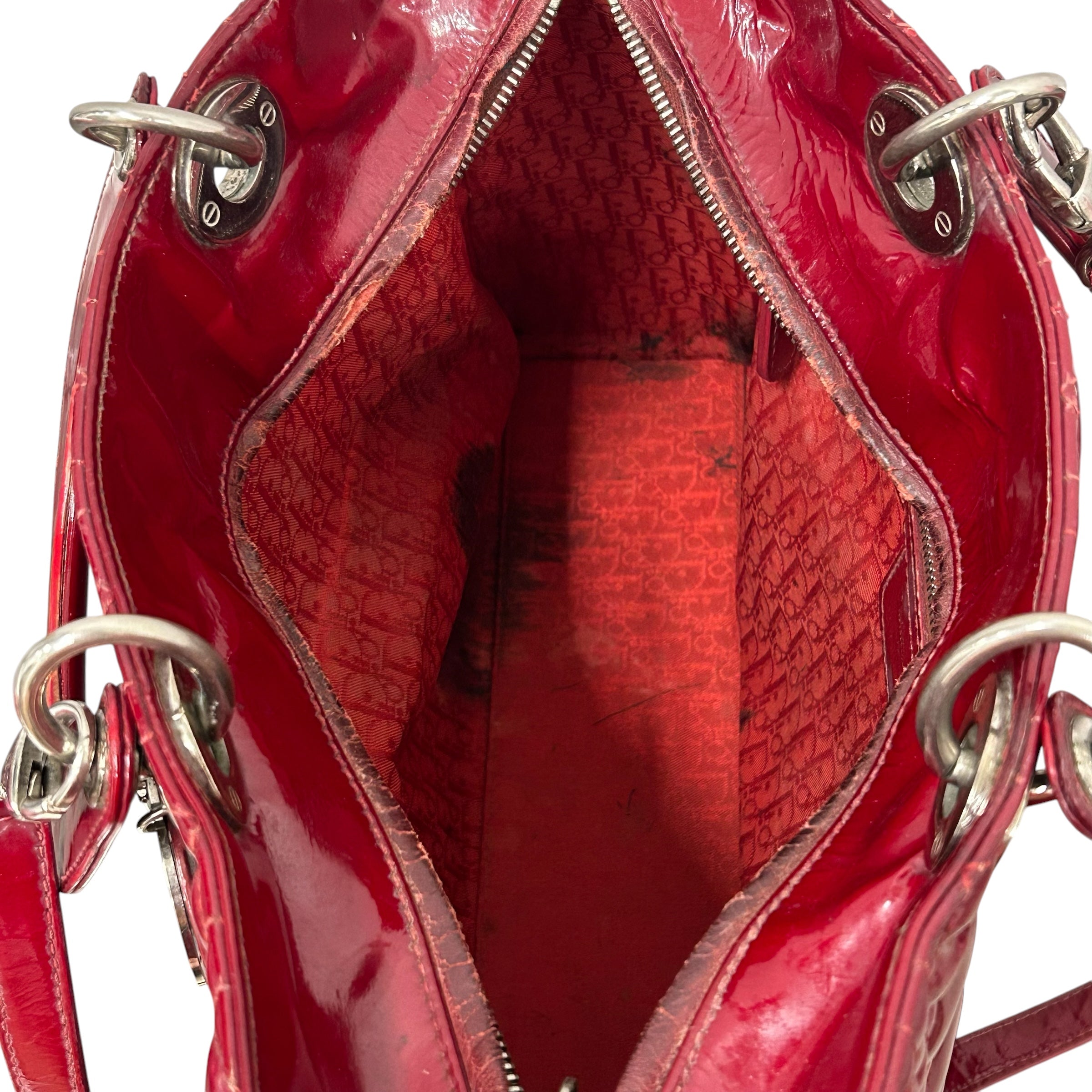 Christian Dior/Bag/Leather/RED/ view 6