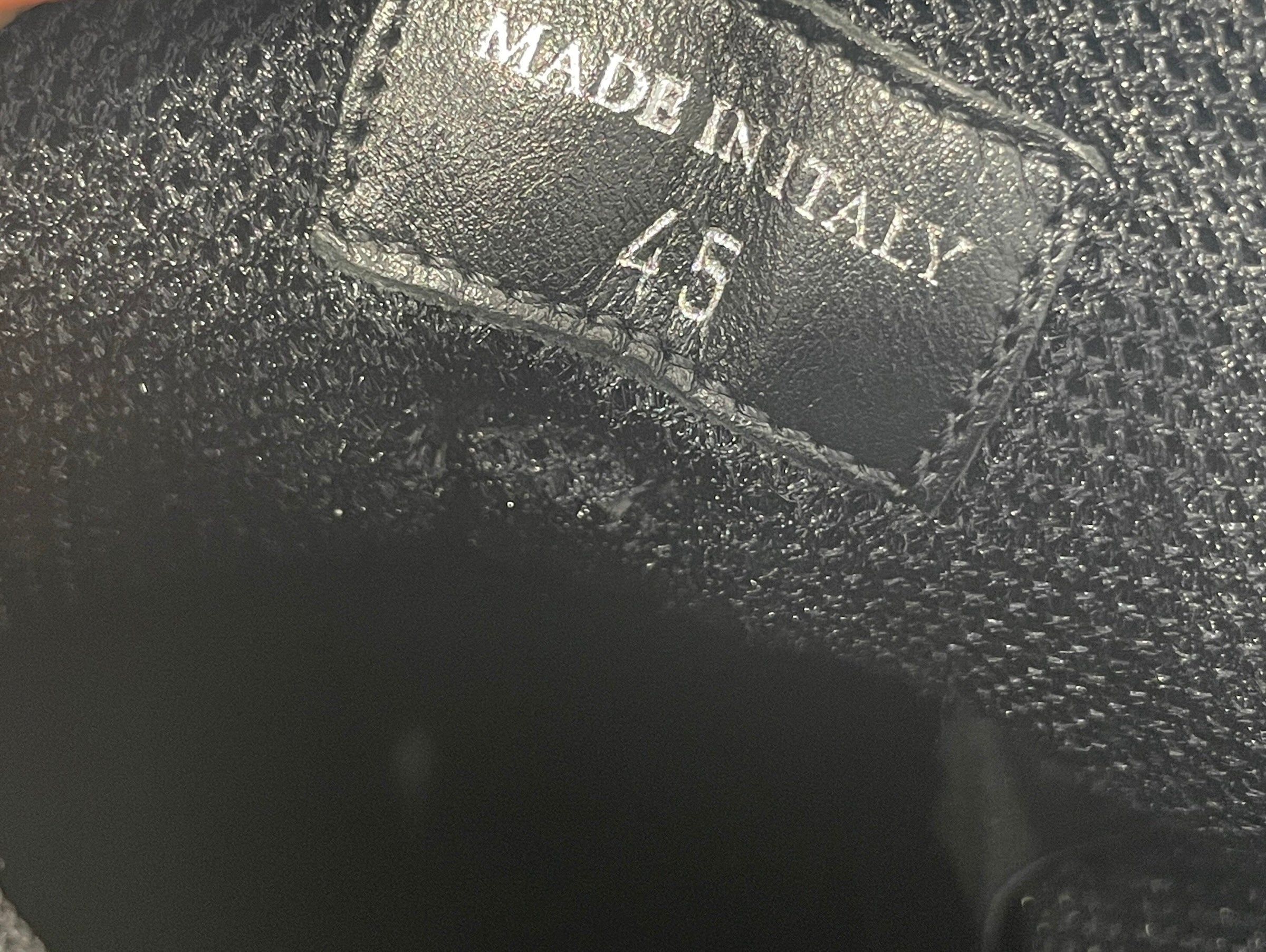 Maison Margiela/Low-Sneakers/EU 45/BLK/U-Tip/ view 3