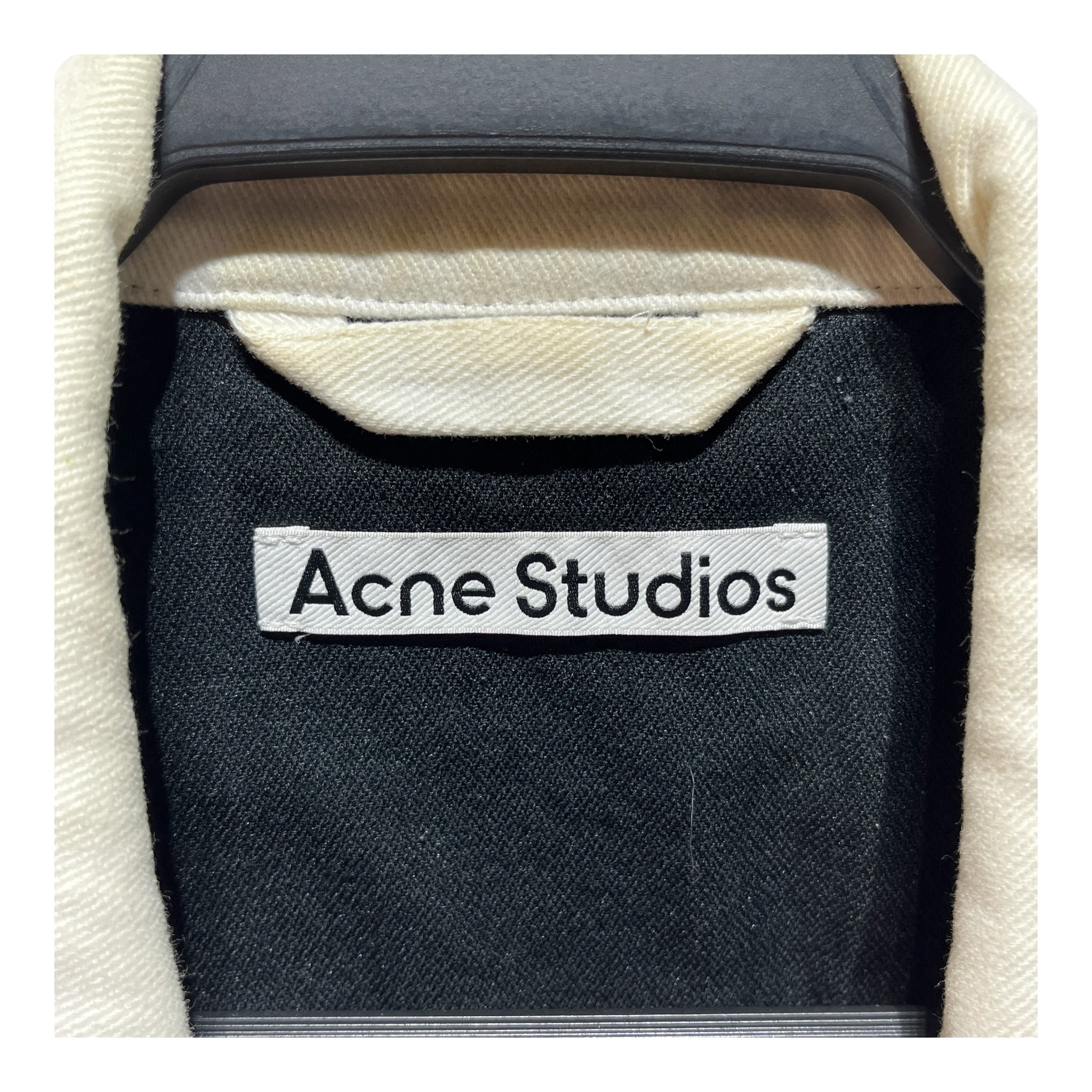 Acne Studios/Denim Jkt/52/Cotton/WHT/magnite twill work jacket view 5