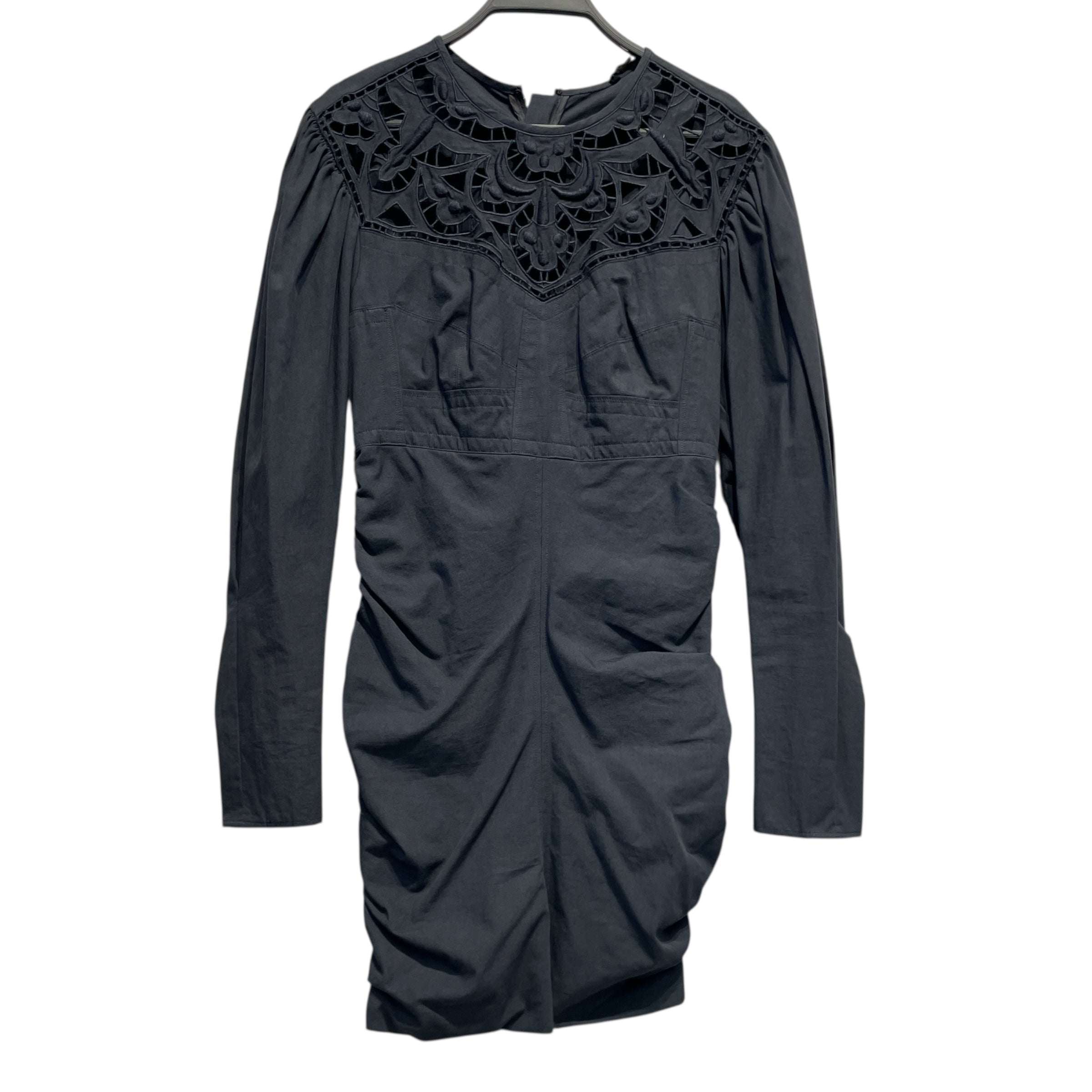 ISABEL MARANT/LS Dress/36/Cotton/IDG/ROBE TAYDO FLORAL CHEST view 1