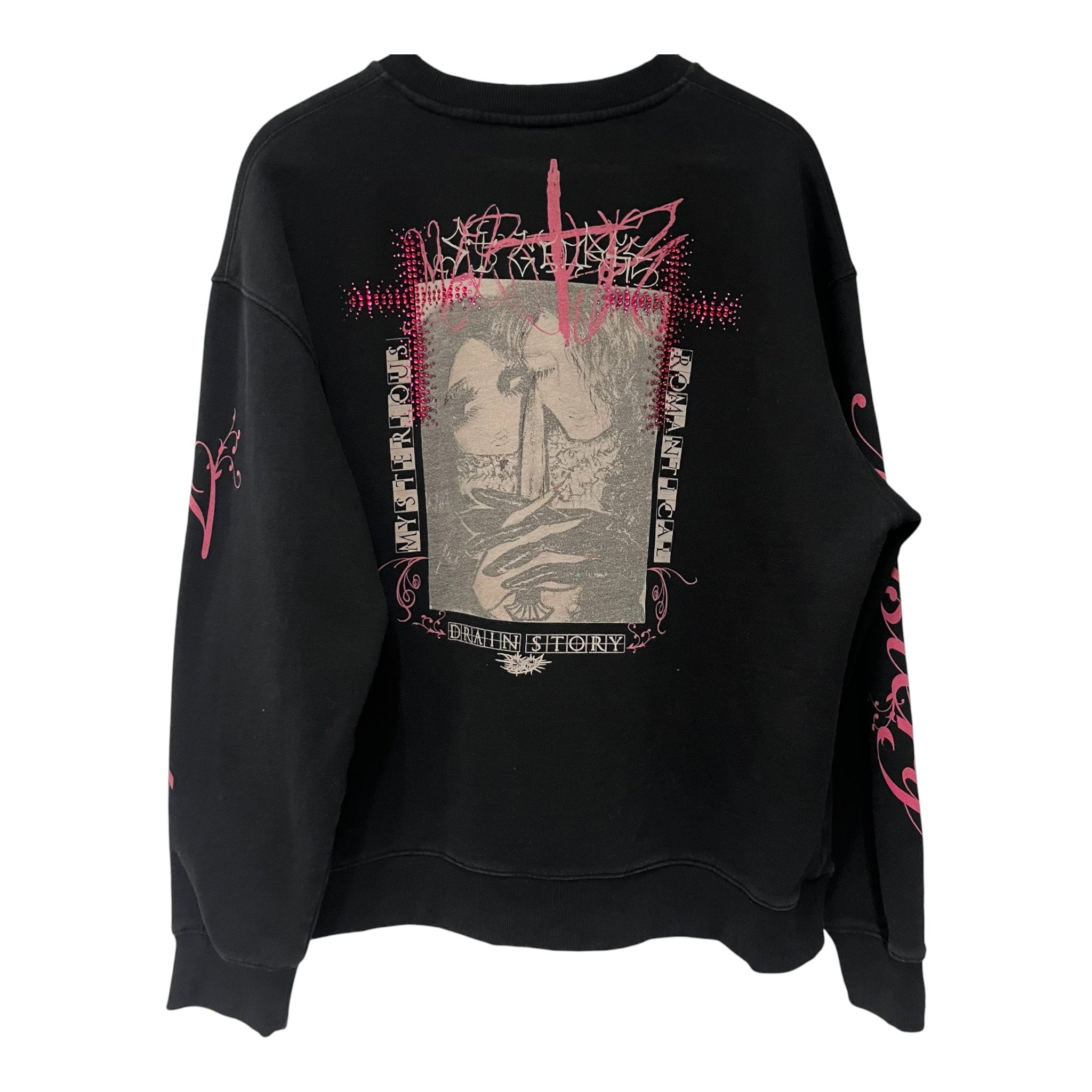Bladee/Sweatshirt/XXL/Cotton/BLK/beautiful martyr view 2