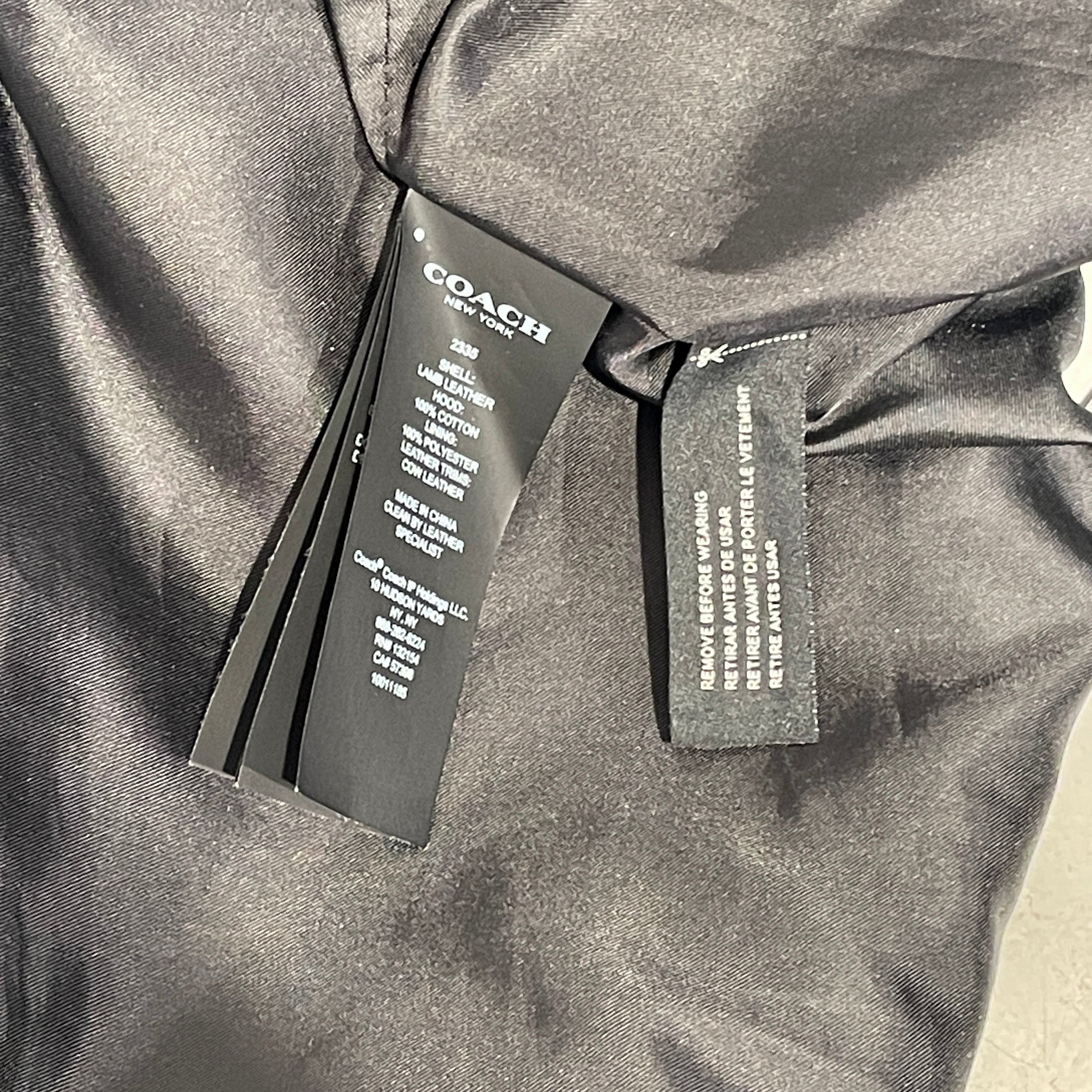 COACH/Riders Jkt (S)/M/Leather/BLK/ view 5