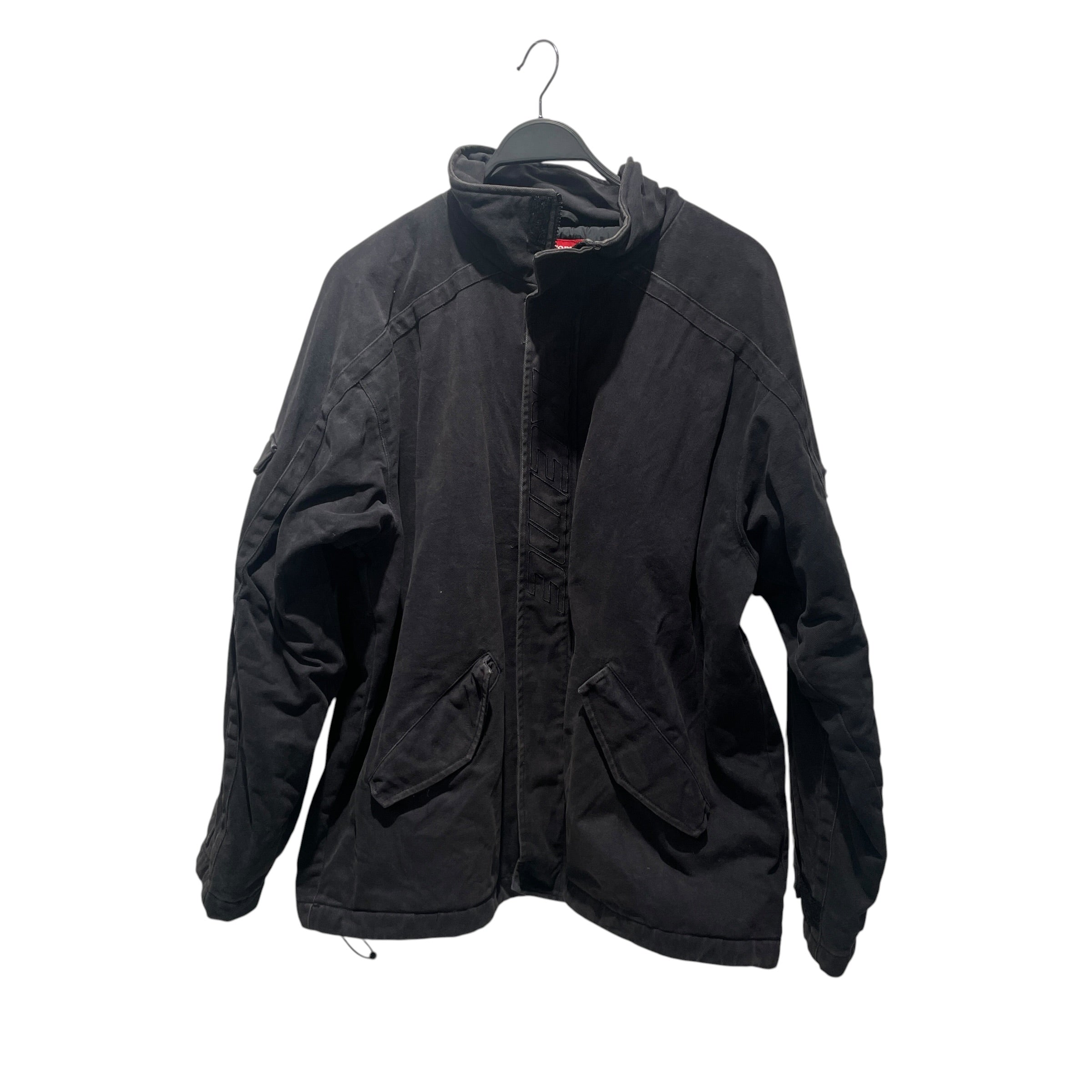Supreme/Denim Jkt/M/Denim/GRY/Mock neck view 1