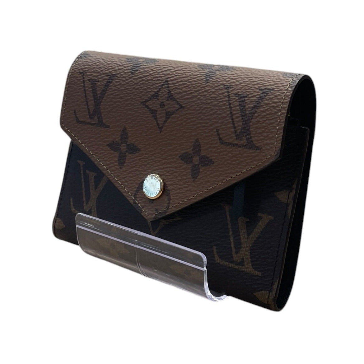 LOUIS VUITTON/Trifold Wallet/M/Monogram/BRW/VICTORINE WALLET view 1