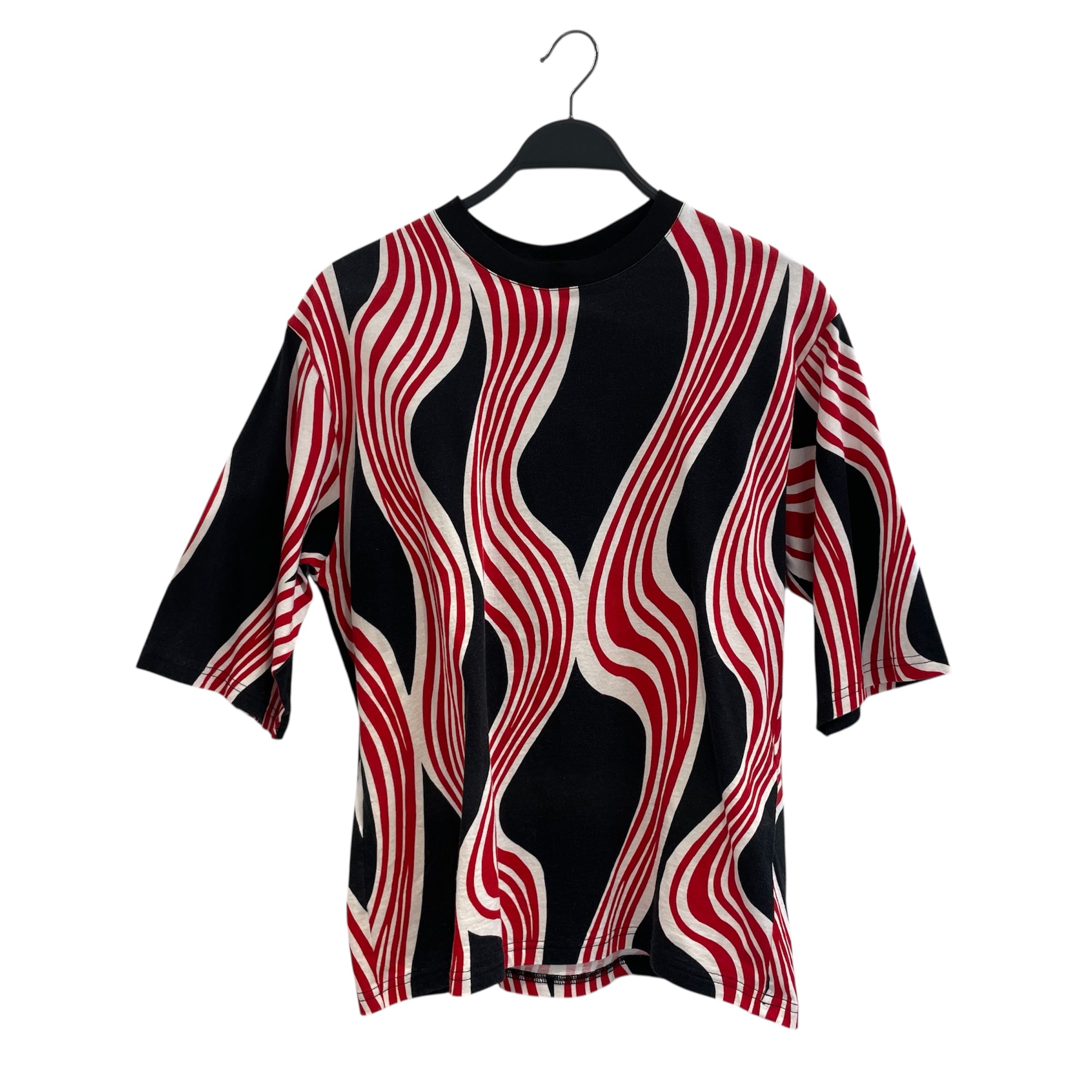 MONCLER/JW ANDERSON(J.W.ANDERSON)/T-Shirt/S/Cotton/MLT/All Over Print/RED/BLK/WHT view 1