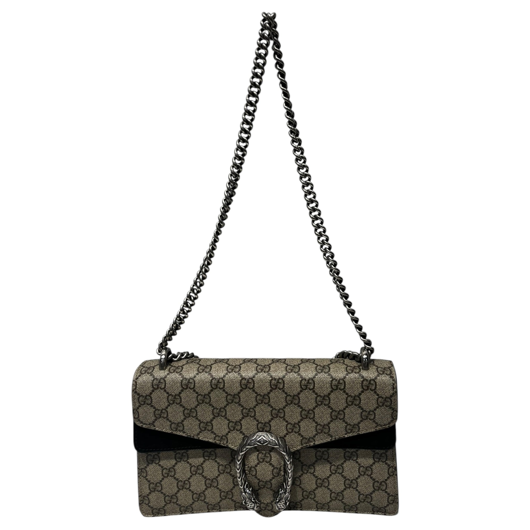 GUCCI/Cross Body Bag/Monogram/Leather/BLK/Diinysus view 1