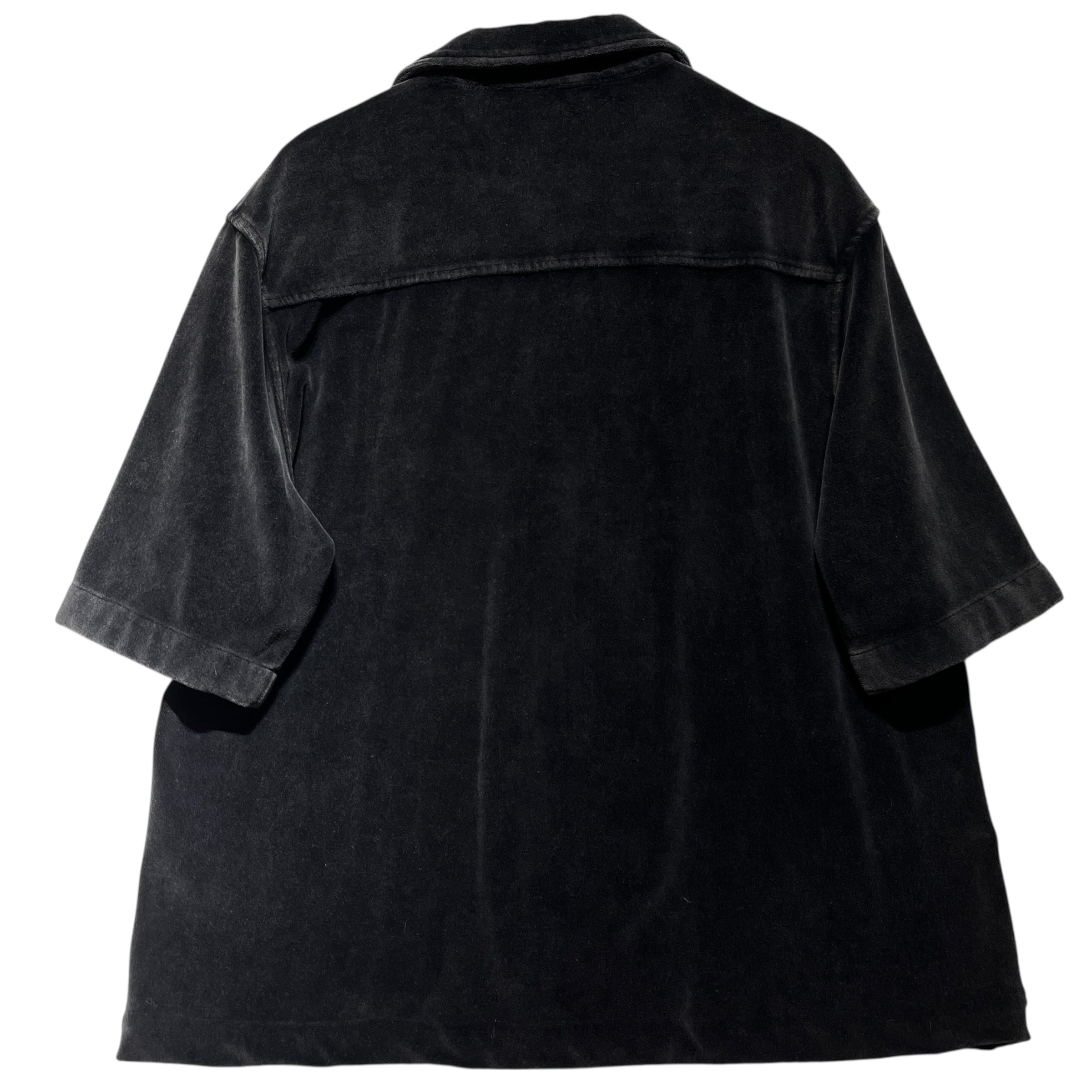 Alexander Wang/SS Shirt/M/Velour/BLK/Rhinstone Dragon Velour view 3