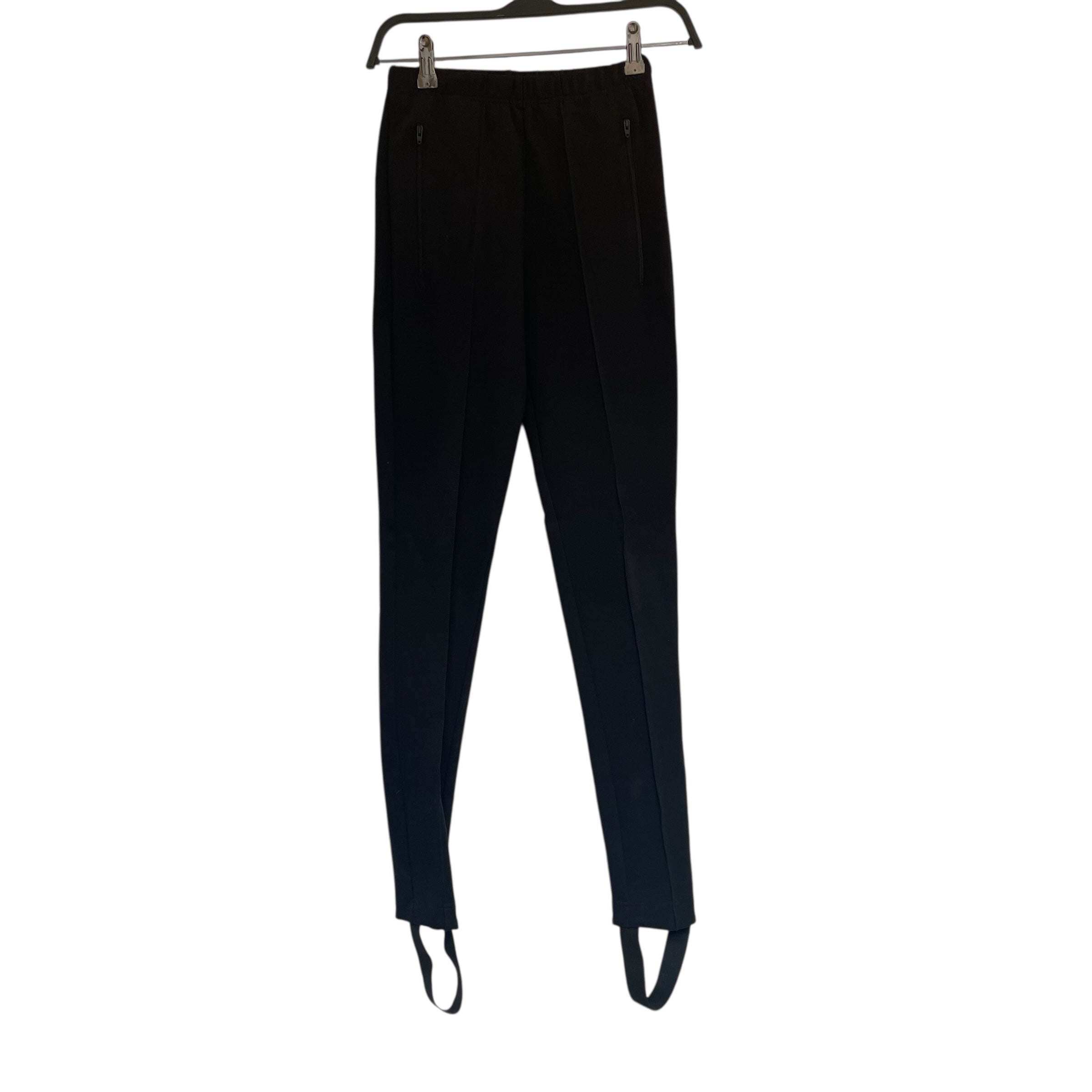 BALENCIAGA/Skinny Pants/XS/Nylon/BLK/STRAPS AROUND FEET view 1