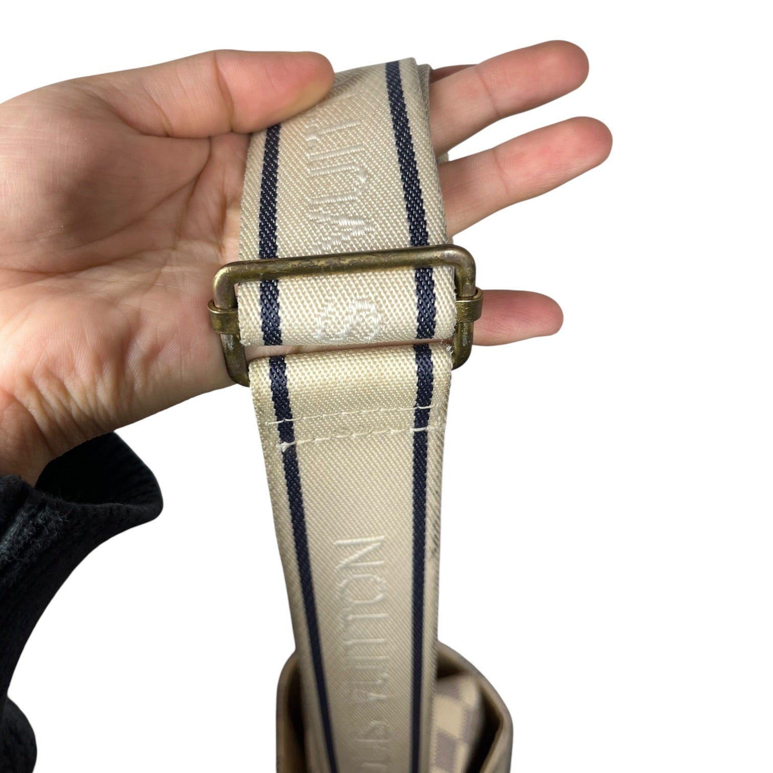 LOUIS VUITTON/Cross Body Bag/Monogram/Leather/CRM/Azur Naviglio view 7