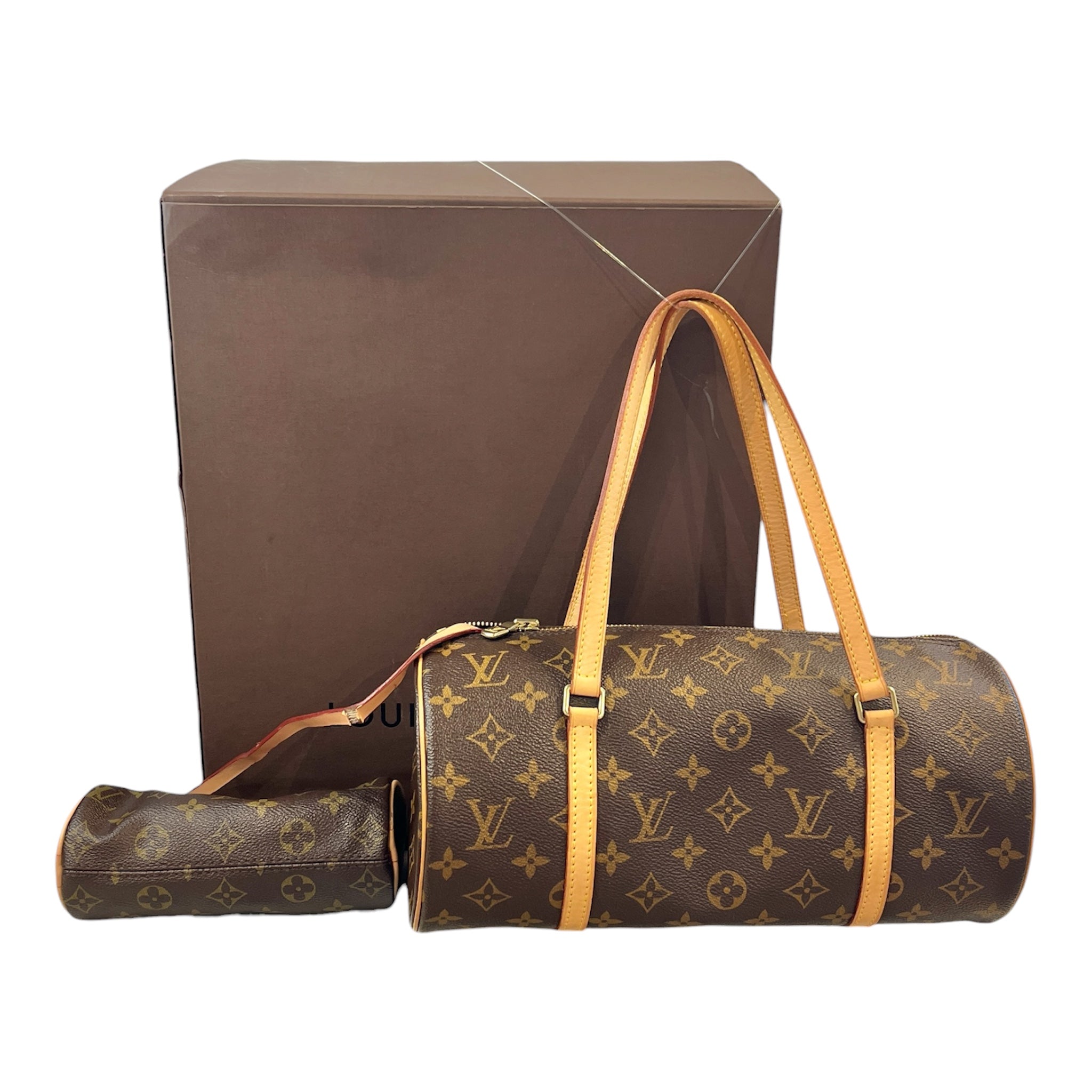 LOUIS VUITTON/Hand Bag/Monogram/BRW/PAPILLION 30 BARREL view 11