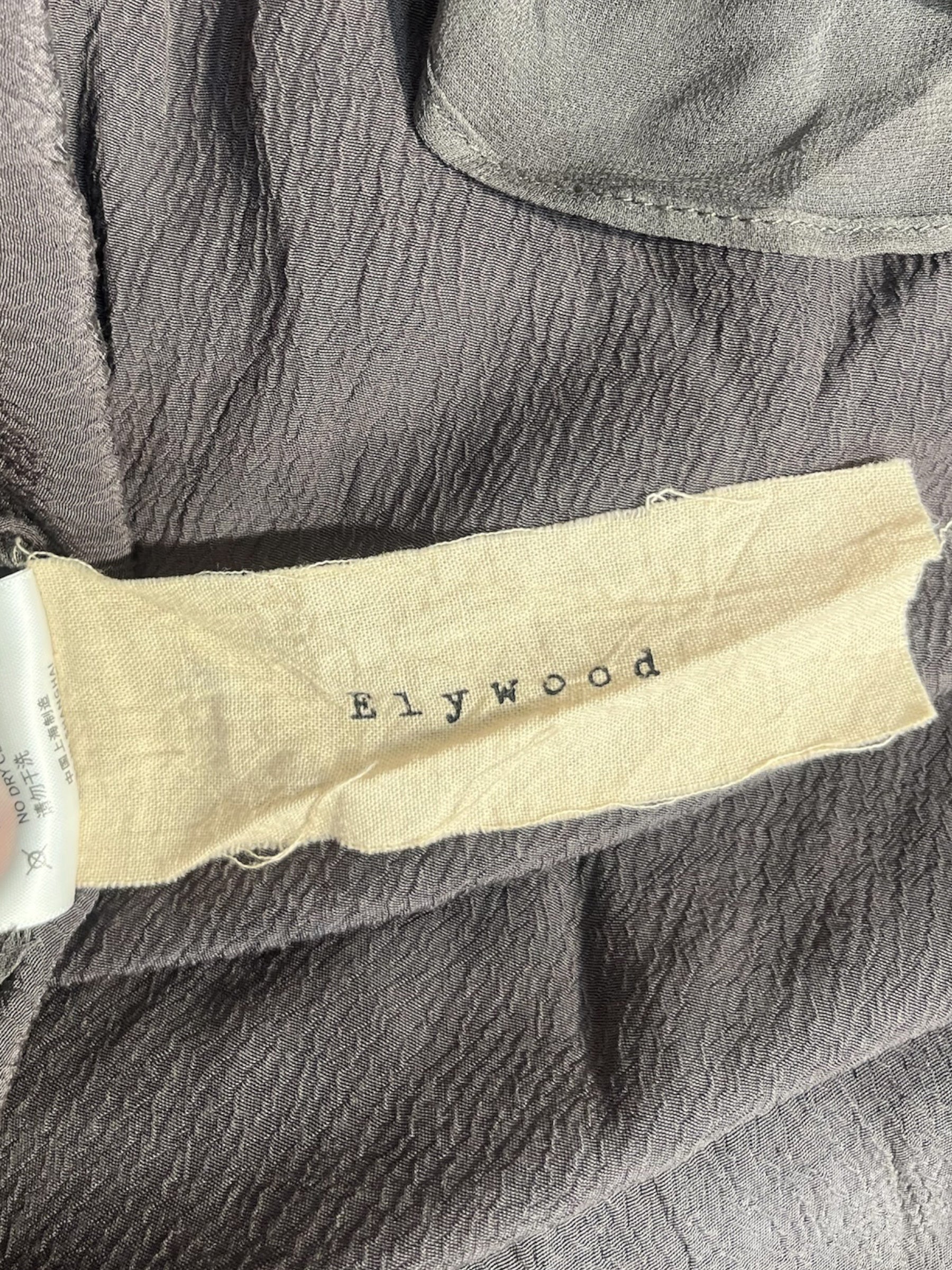 ELYWOOD/LS Dress/S/Silk/GRY/SILK LAYERED DRESS view 3