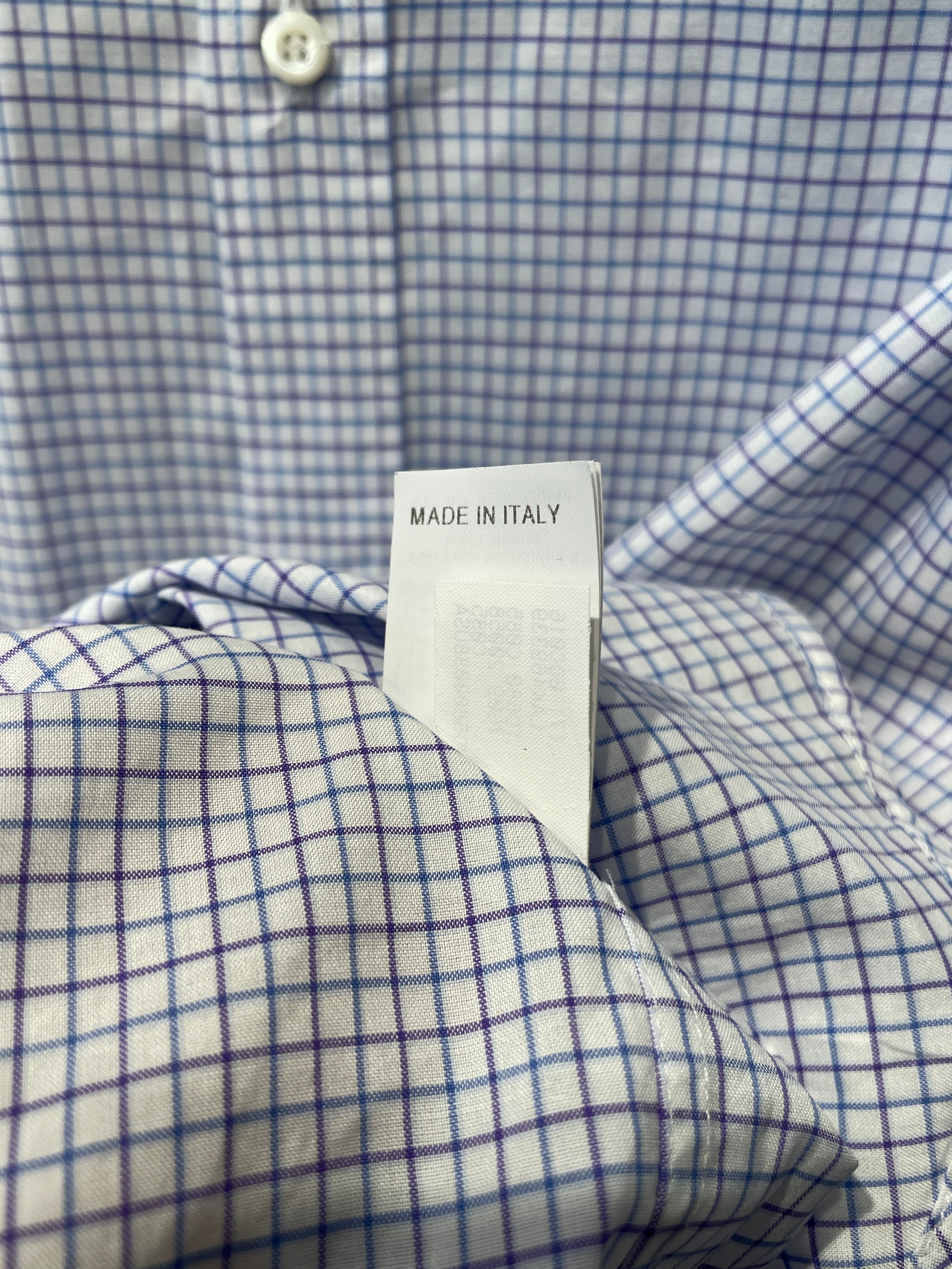 BRUNELLO CUCINELLI/LS Shirt/XXL/Cotton/PPL/Plaid/ view 4