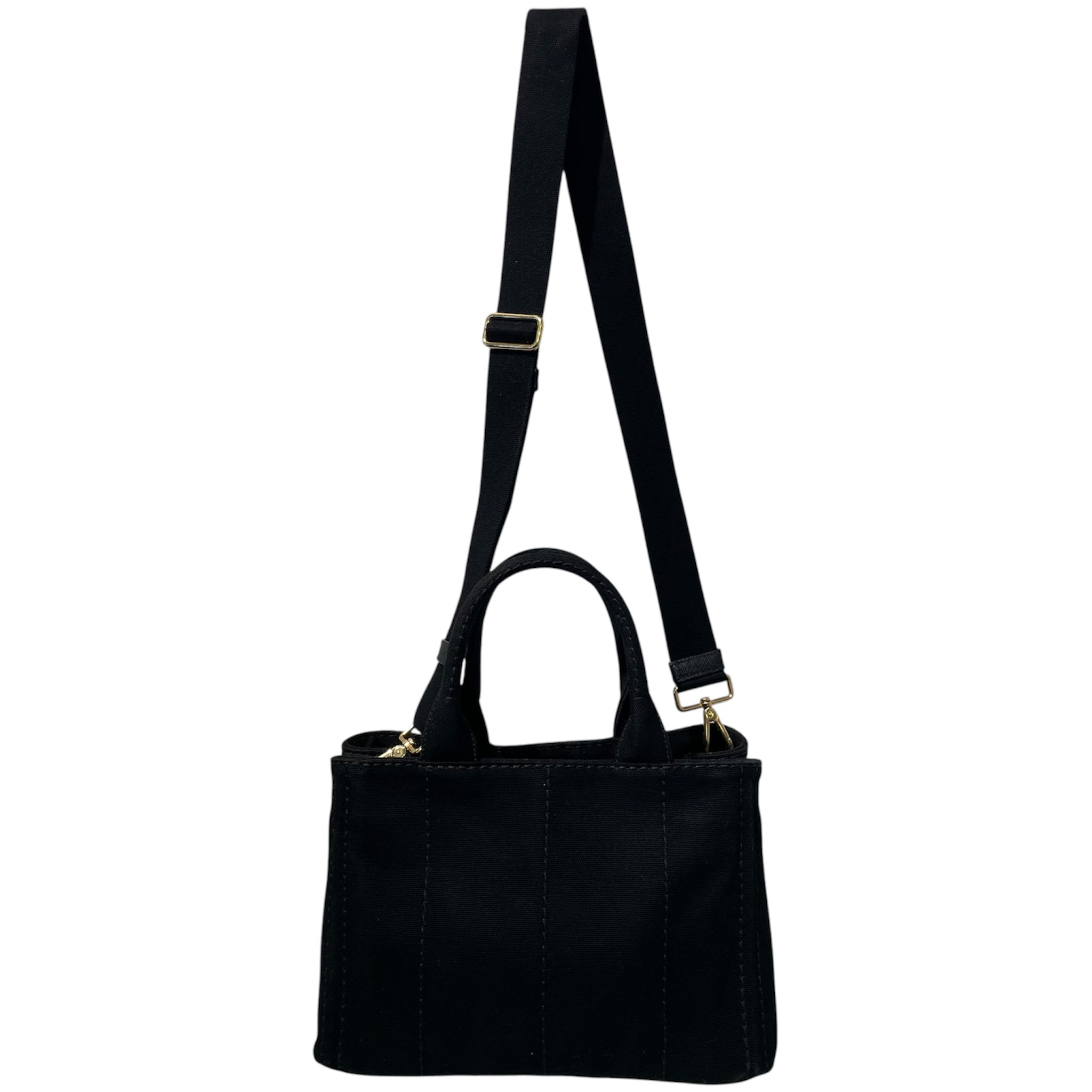 PRADA/Bag/Cotton/BLK/Prada Canapa Canvas view 8