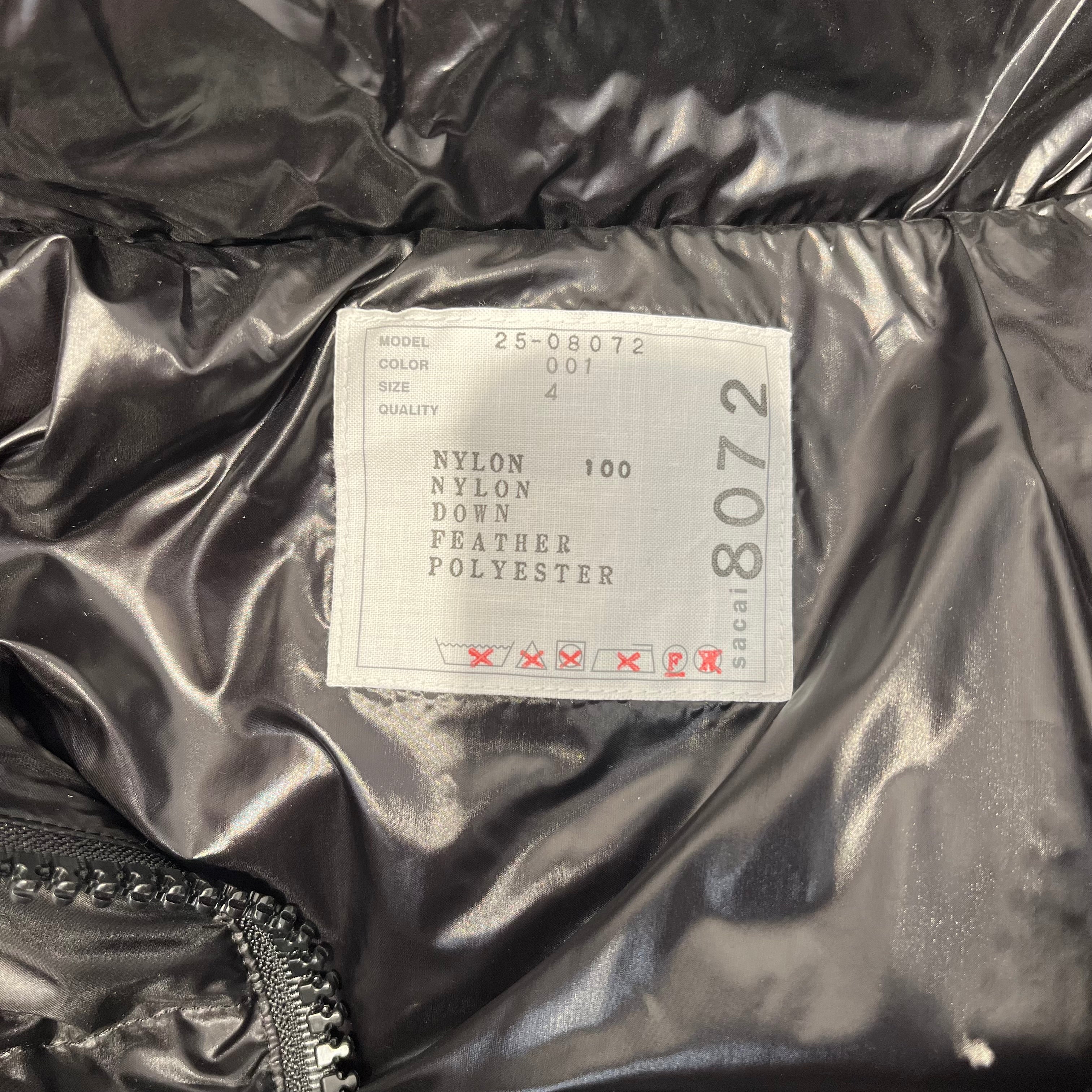 Sacai/Puffer Jkt/4/Nylon/BLK/25-08072 view 3