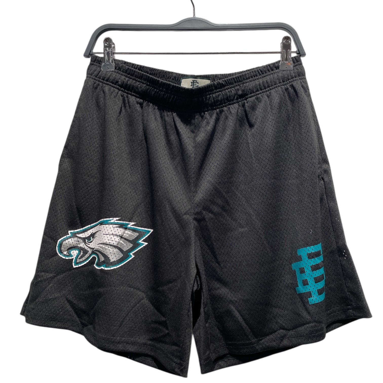 ERIC EMANUEL/Shorts/L/Nylon/BLK/EAGLES view 1
