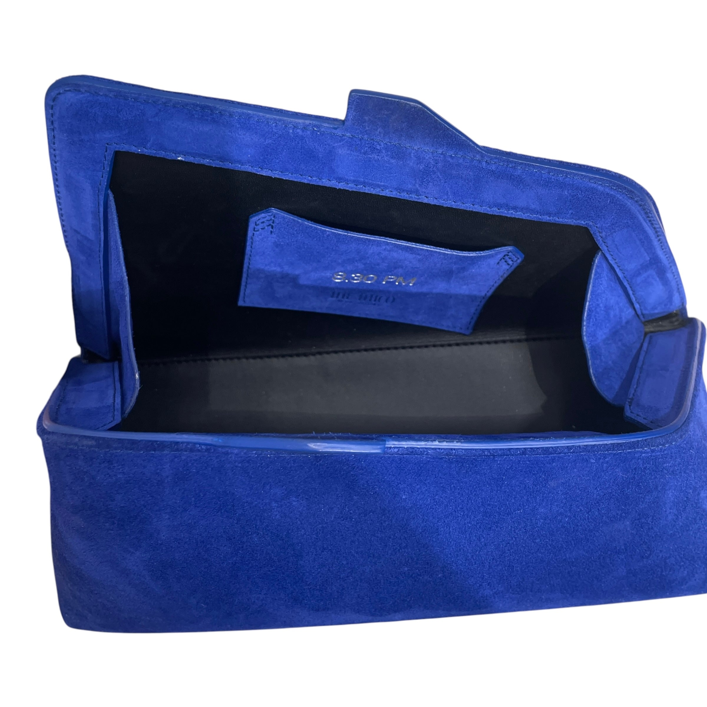 THE ATTICO/Pouch/Suede/BLU/magnet closure view 4
