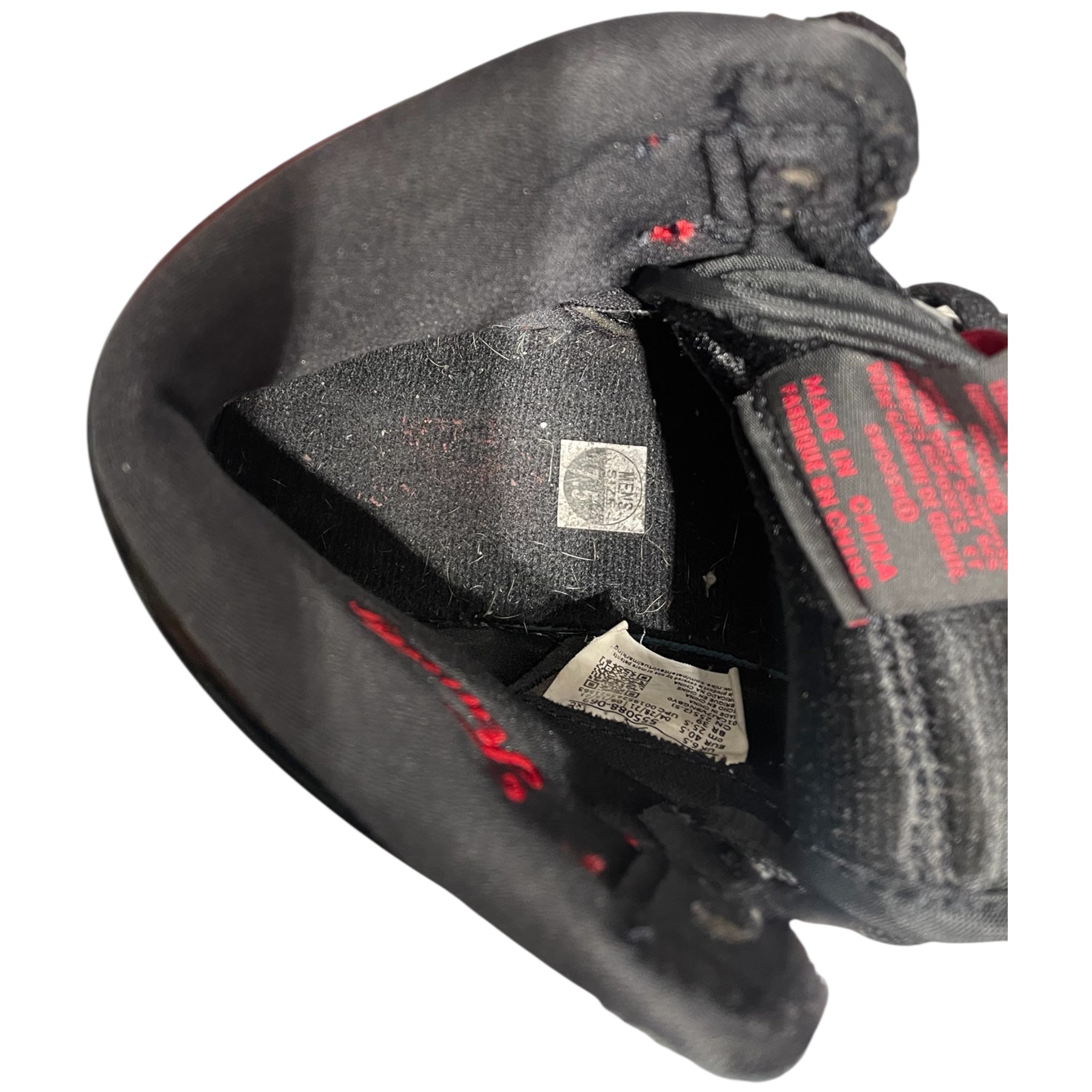 NIKE/Hi-Sneakers/US 7.5/Leather/RED/Jordan 1 Patent Bred view 4