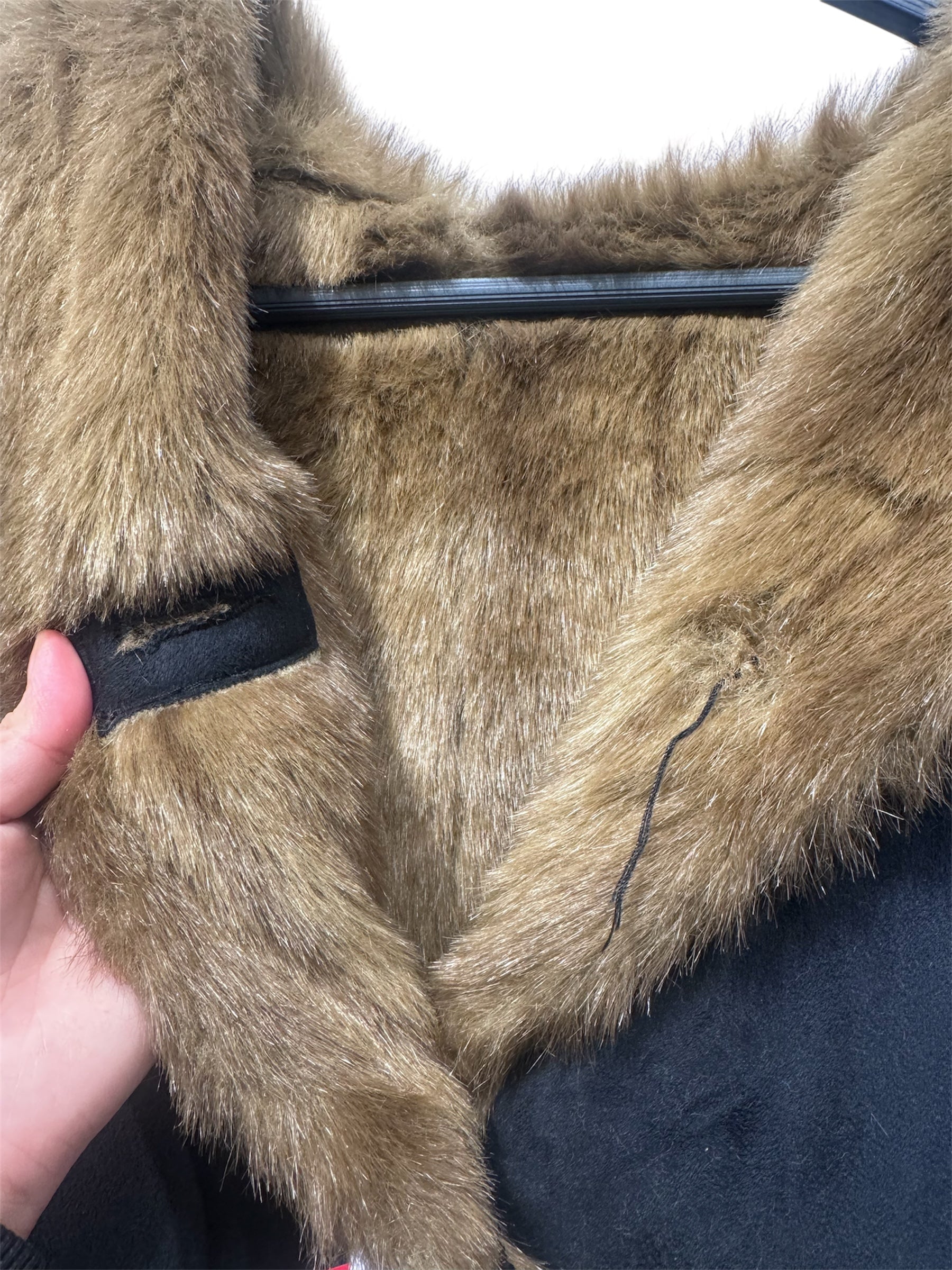 Denis Basso/Jacket/M/Fake Fur/BLK/ view 4