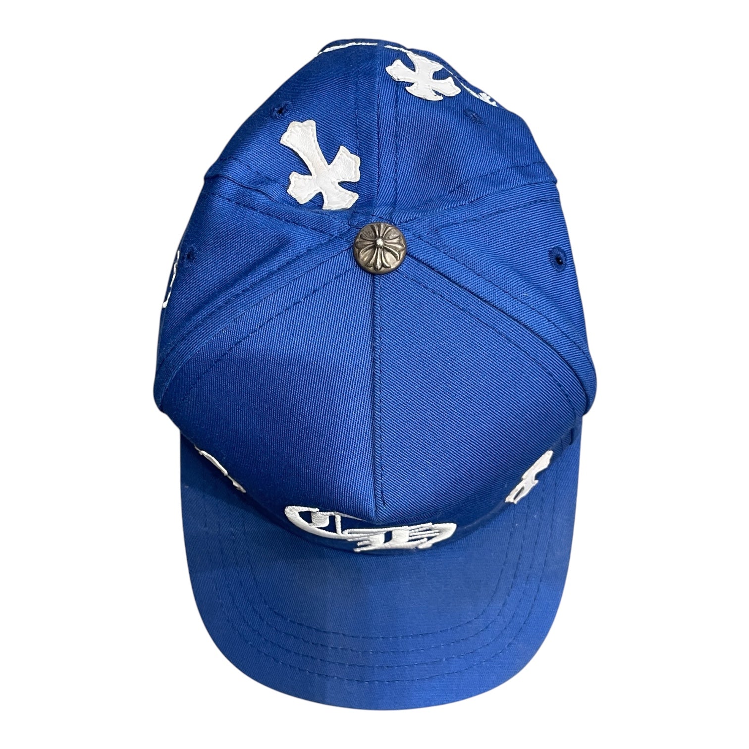 CHROME HEARTS/Trucker Cap/Graphic/Cotton/BLU/M's/CROSS view 3