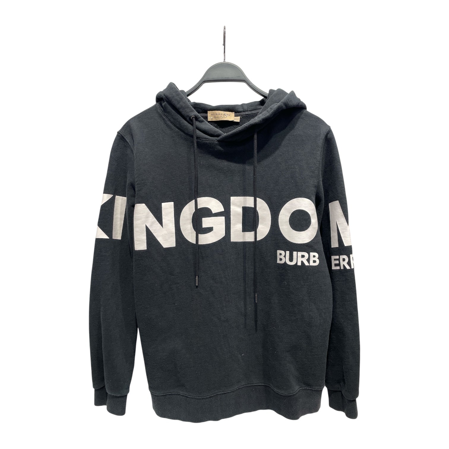 BURBERRY/Hoodie/L/Cotton/BLK/BURBERRY KINGDOM view 1