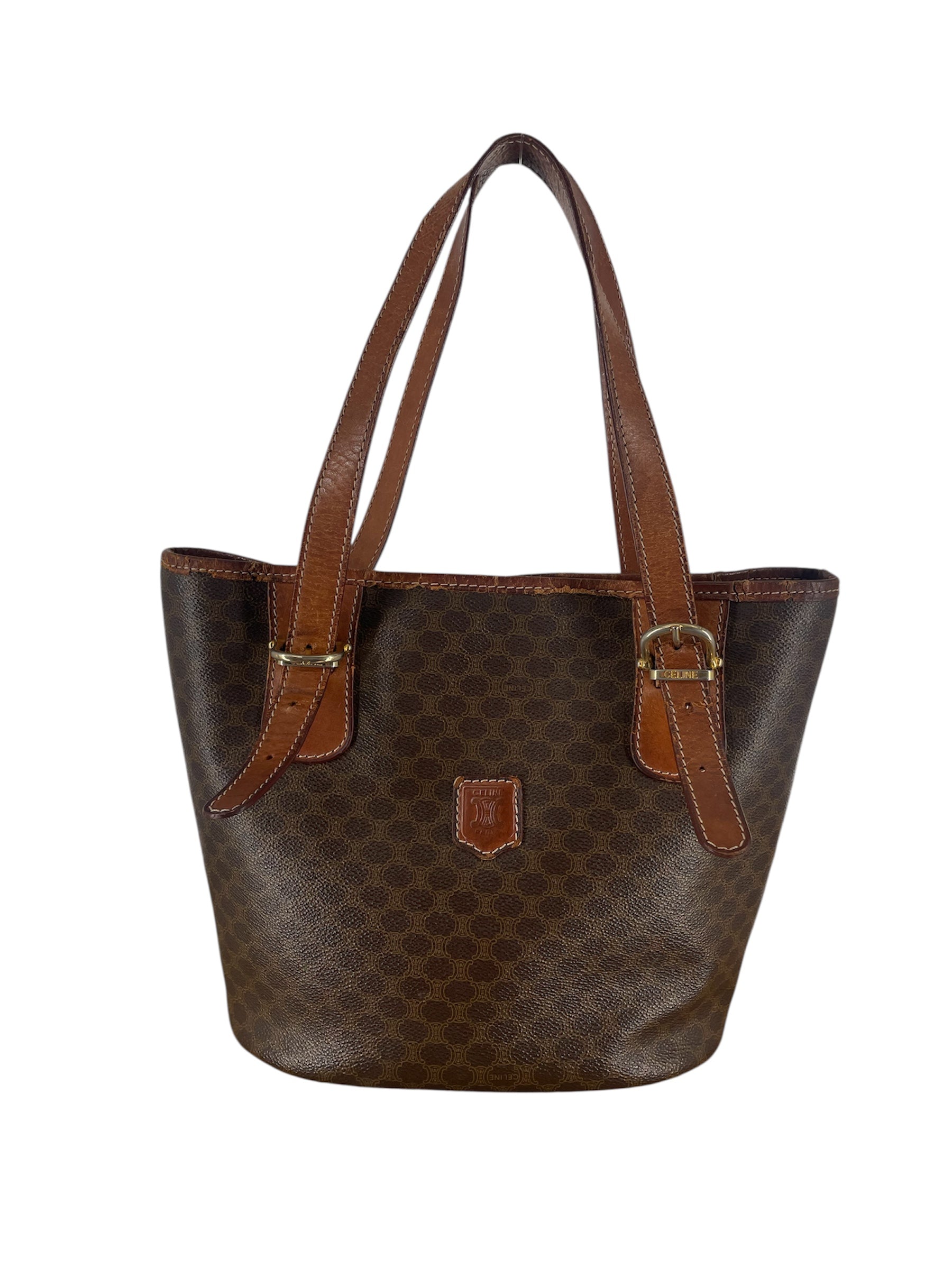 CELINE/Hand Bag/Monogram/Leather/BRW/BROWN LOGO MONOGRAM view 1