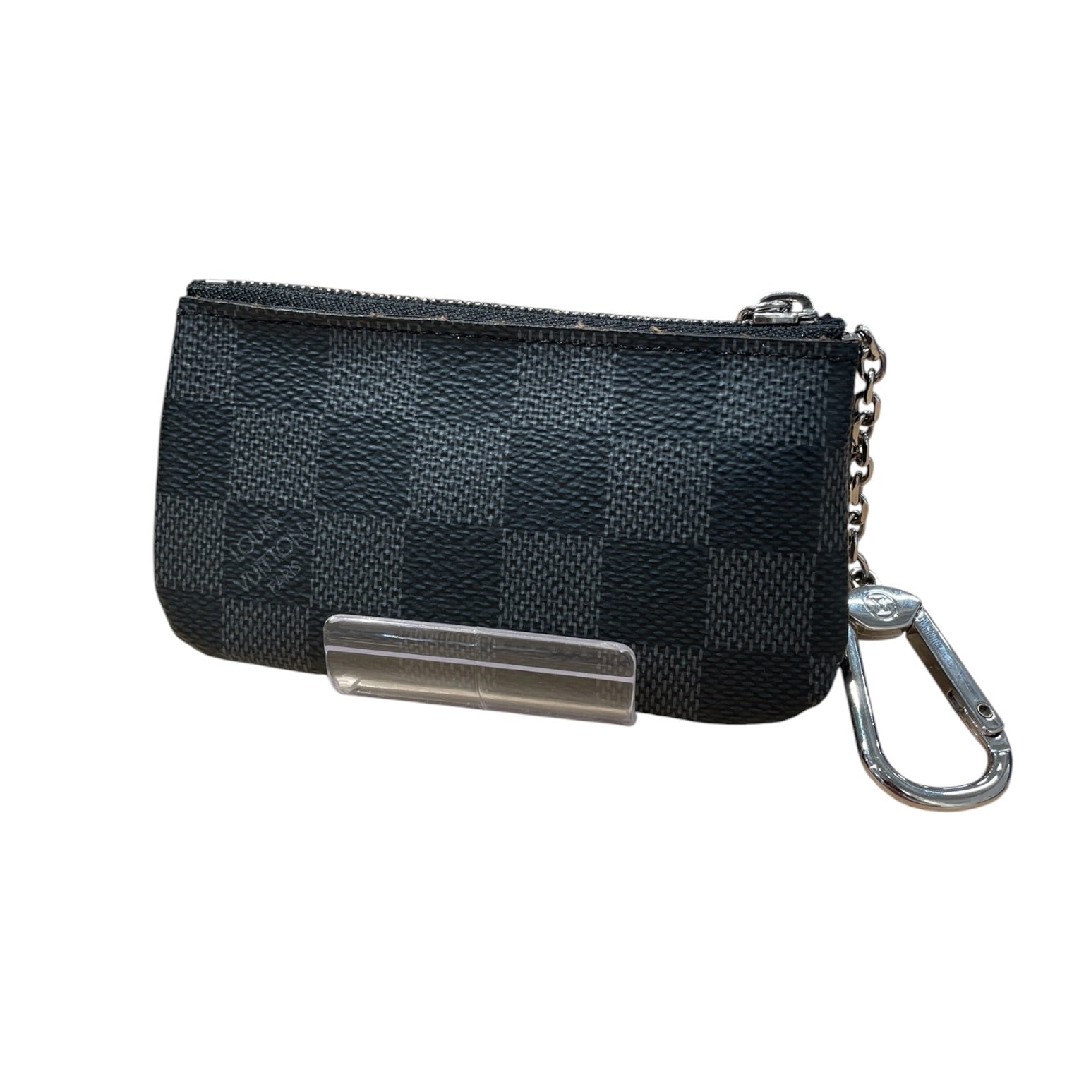 LOUIS VUITTON/Wallet/Leather/BLK/M's/Damier Graphite Coin Wallet view 1
