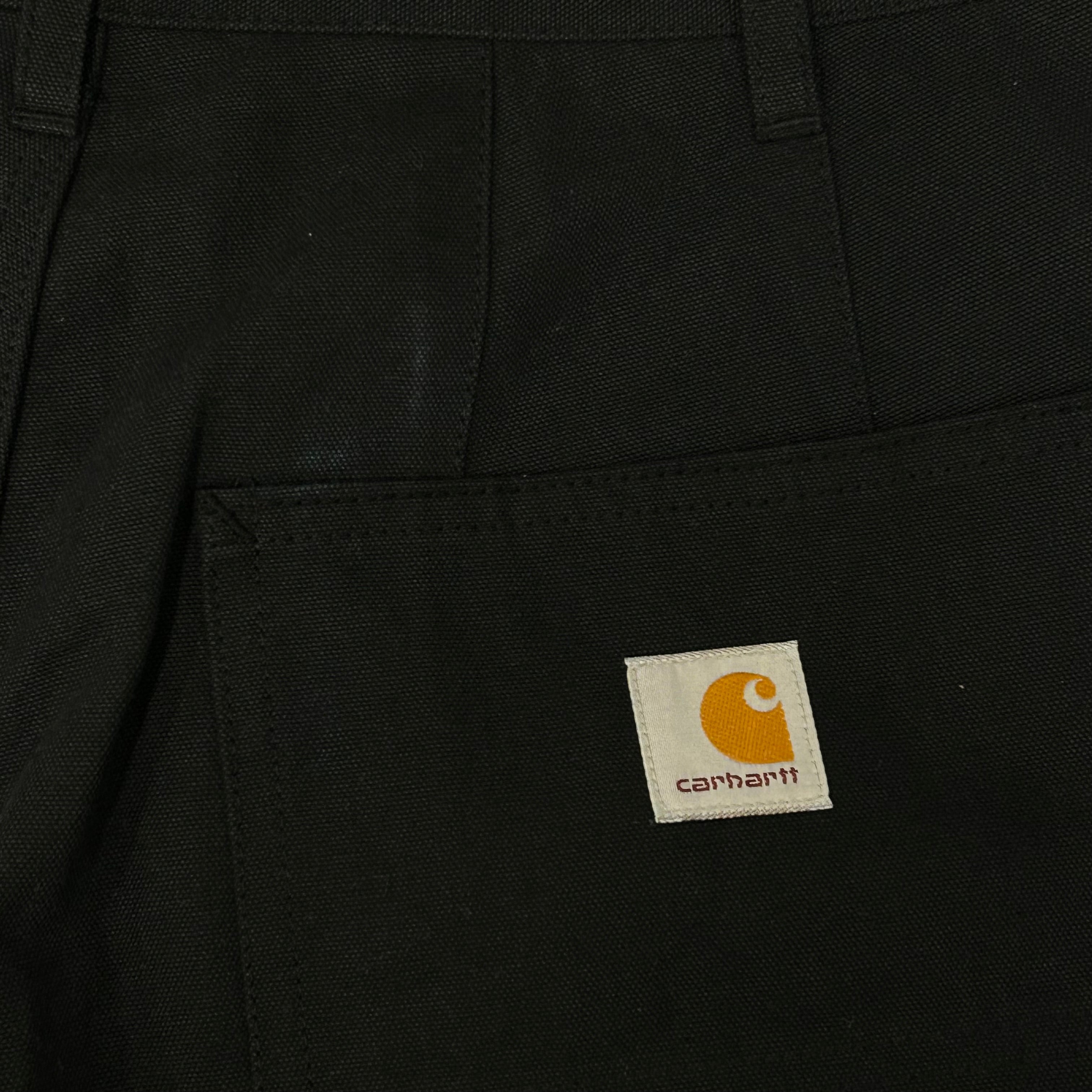 JUNYA WATANABE COMME des GARCONS/Carhartt/Carpenter Pants/S/Cotton/BLK/PAINTER PANTS view 6