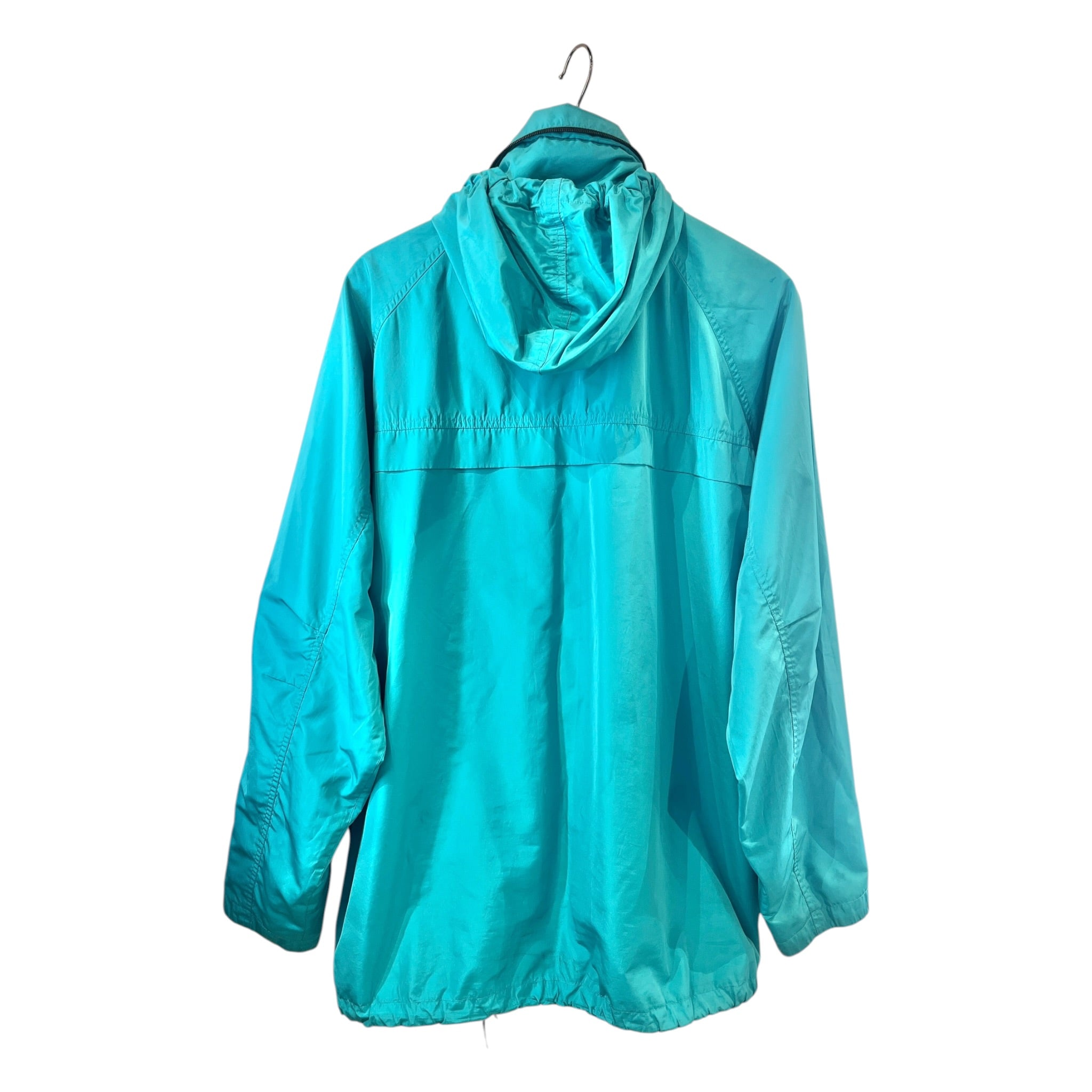 BALENCIAGA/Windbreaker/44/Polyester/BLU/Pullover/LOGO PARKA view 2