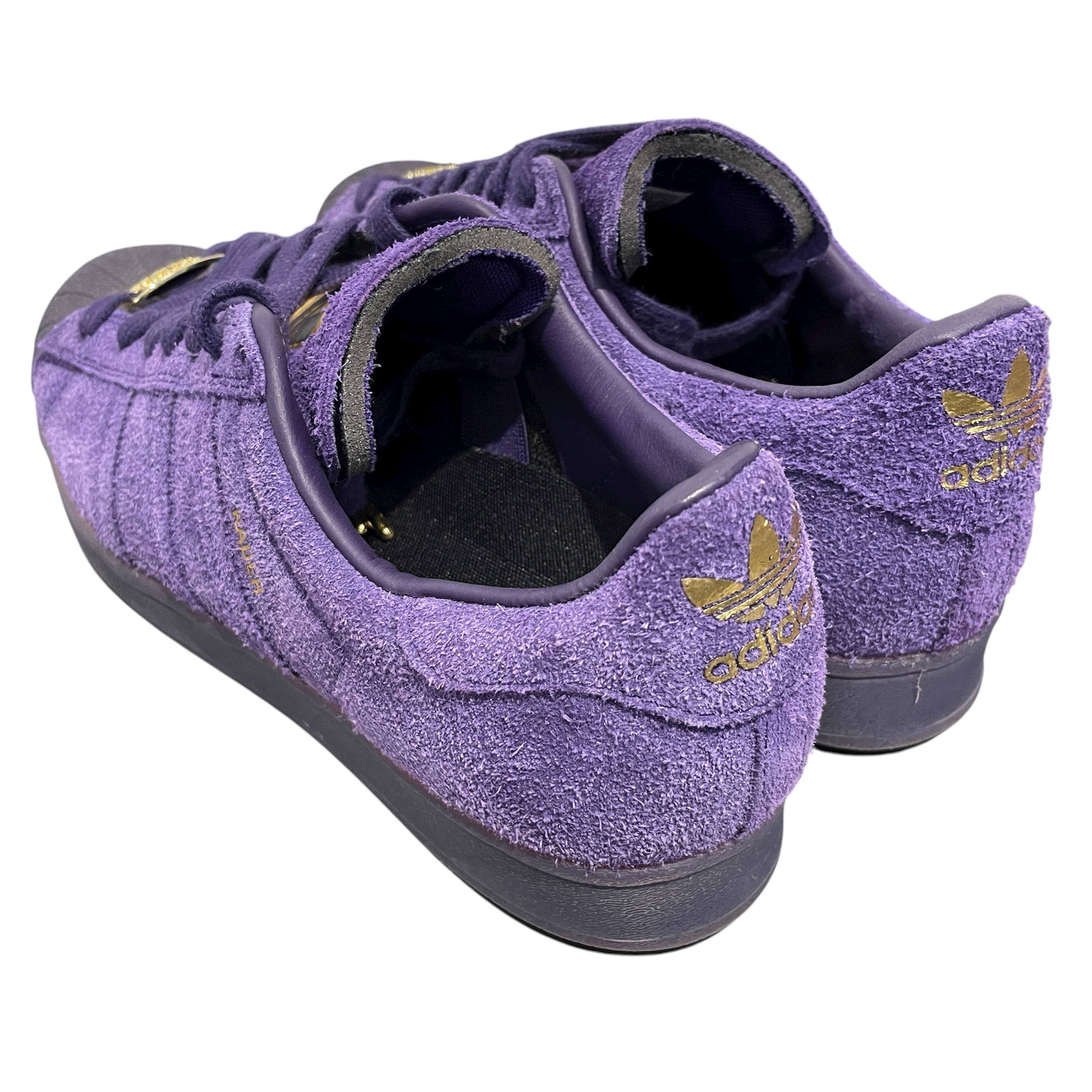 adidas/Low-Sneakers/US 8/Suede/PPL/adidas x kader superstar adv view 2