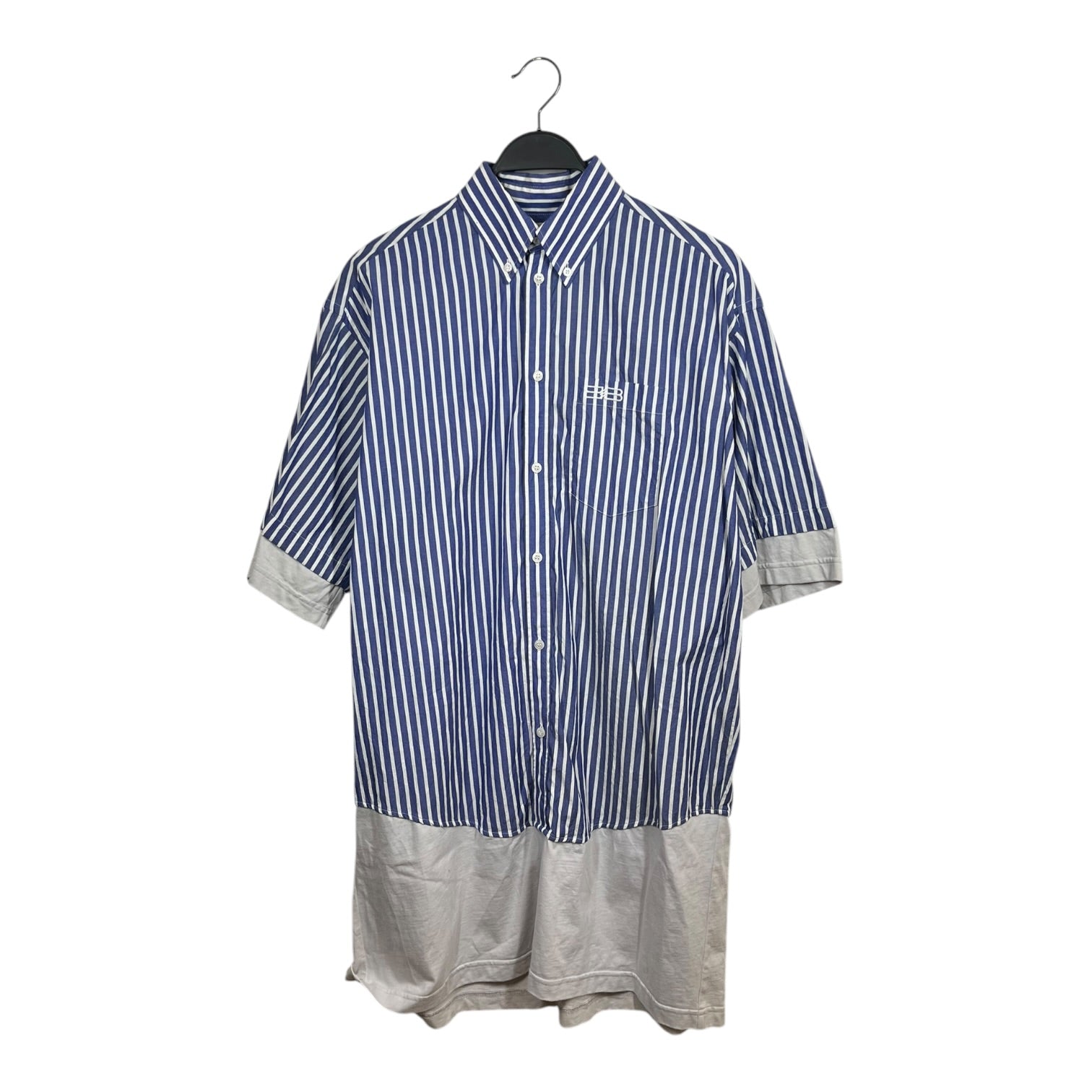 BALENCIAGA/LS Shirt/36/Cotton/WHT/Stripe/ view 1