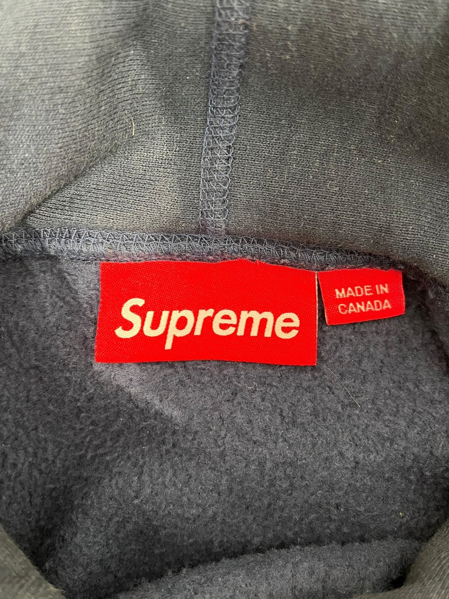 Supreme/Hoodie/S/Cotton/BLU/NAVY BOGO HOODIE view 3