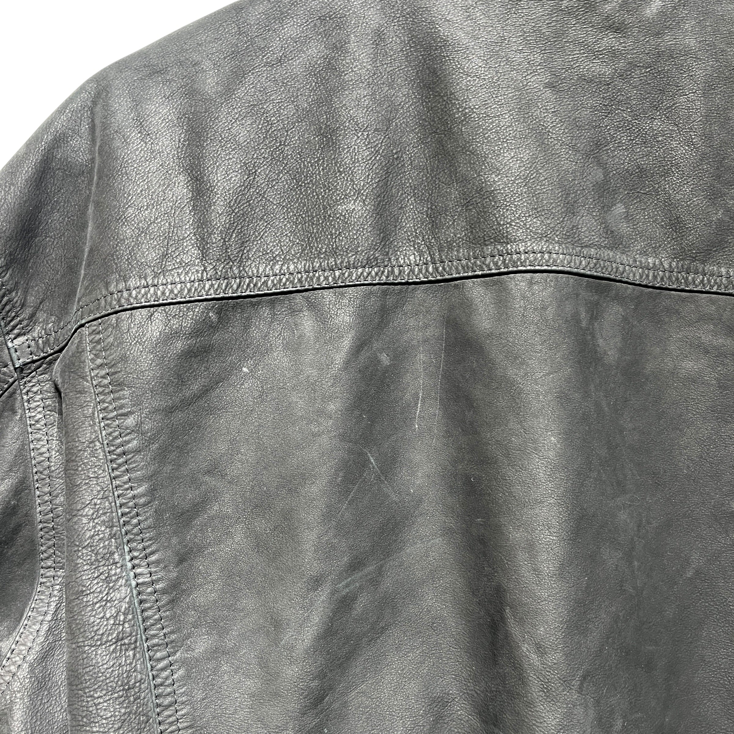 VERSACE JEANS COUTURE/Leather Jkt/XL/Leather/BLK/VINTAGE view 5