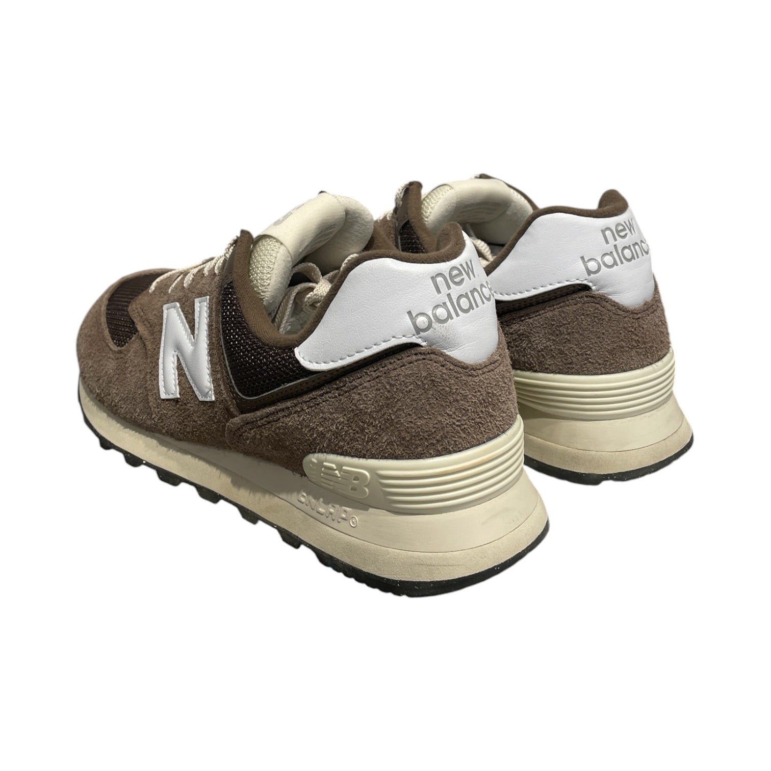 NEW BALANCE/Low-Sneakers/US 9/Suede/BRW/574 Dark Mushroom view 2