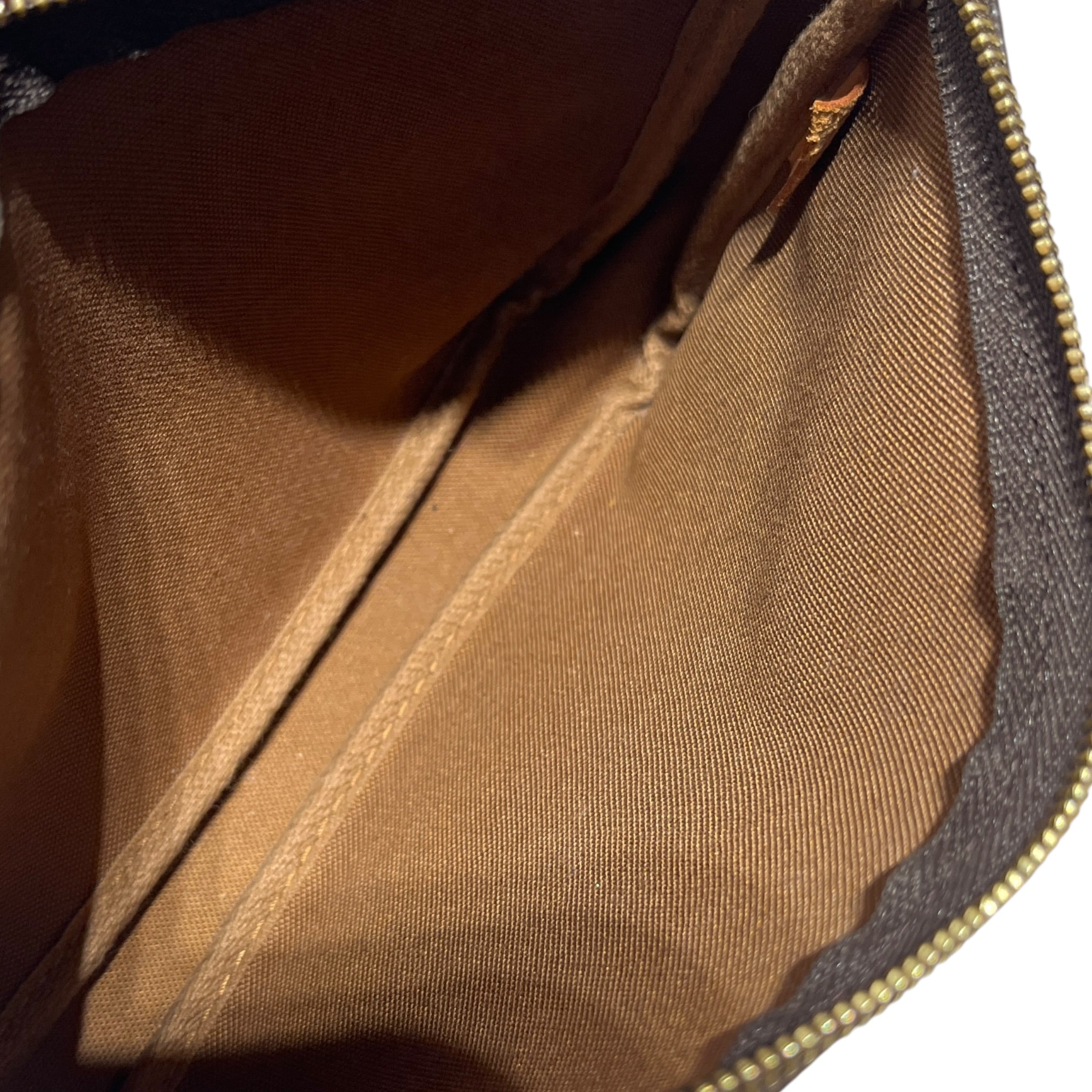LOUIS VUITTON/Hand Bag/Monogram/Leather/BRW/POCHETTE ACCESSOIRE view 4