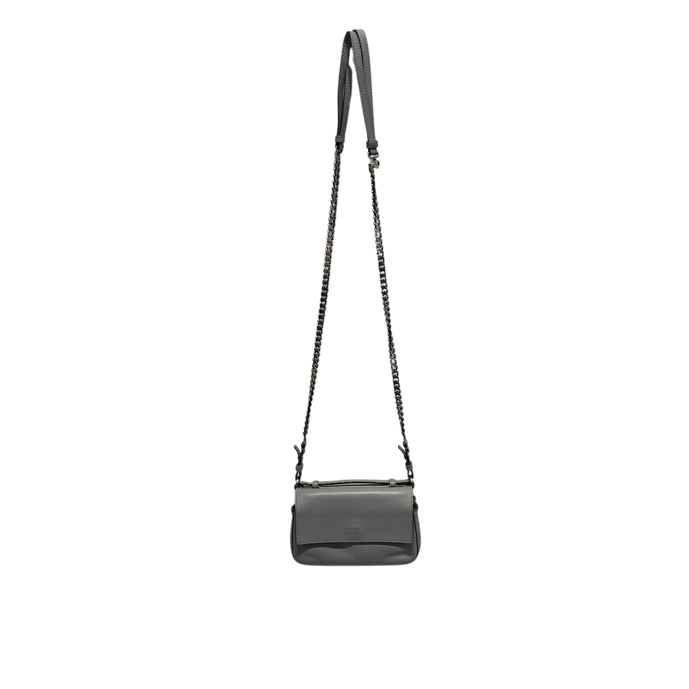 FENDI/Cross Body Bag/Leather/GRY/hardware view 2
