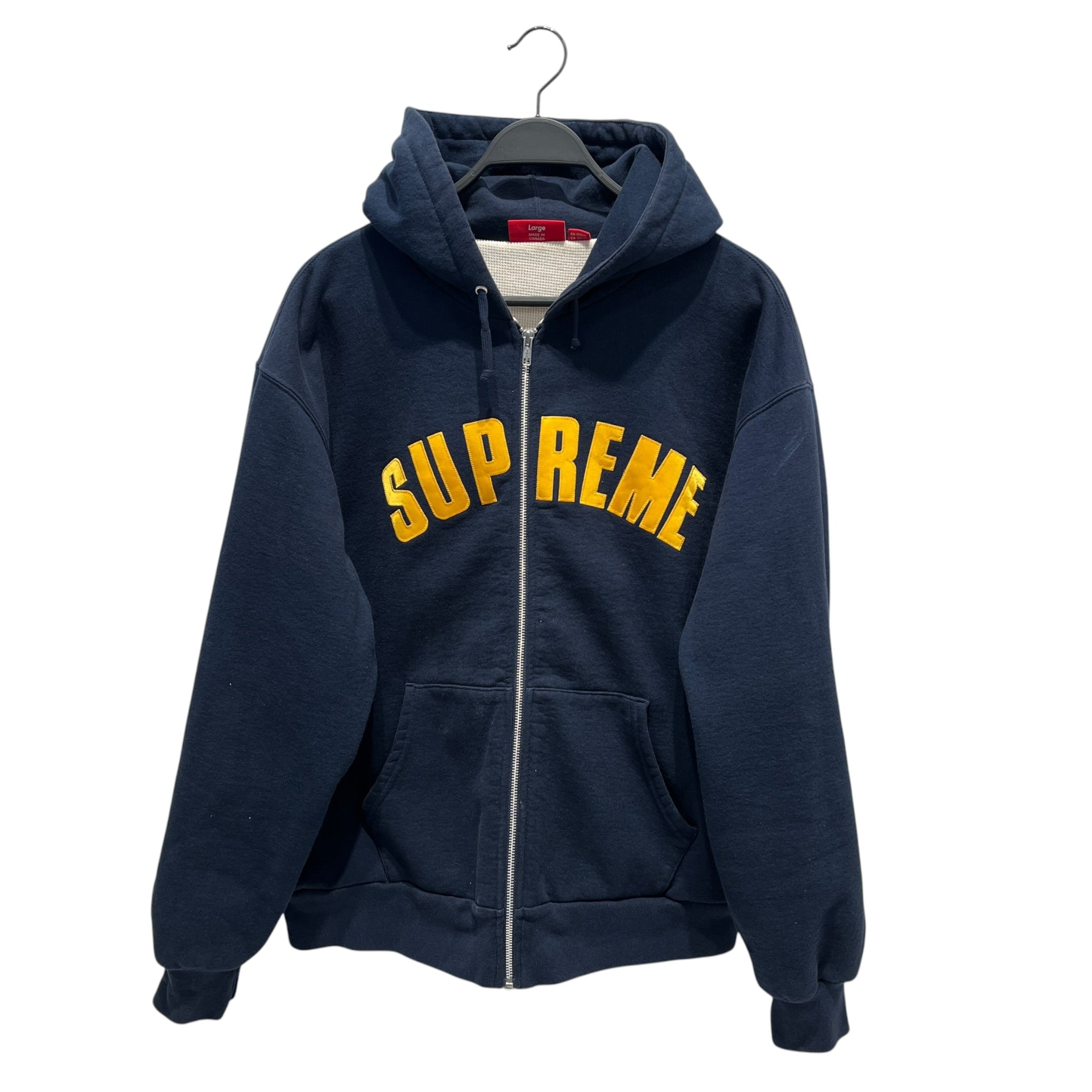 Supreme/Sweater/L/Cotton/BLU/yellow arch logo view 1