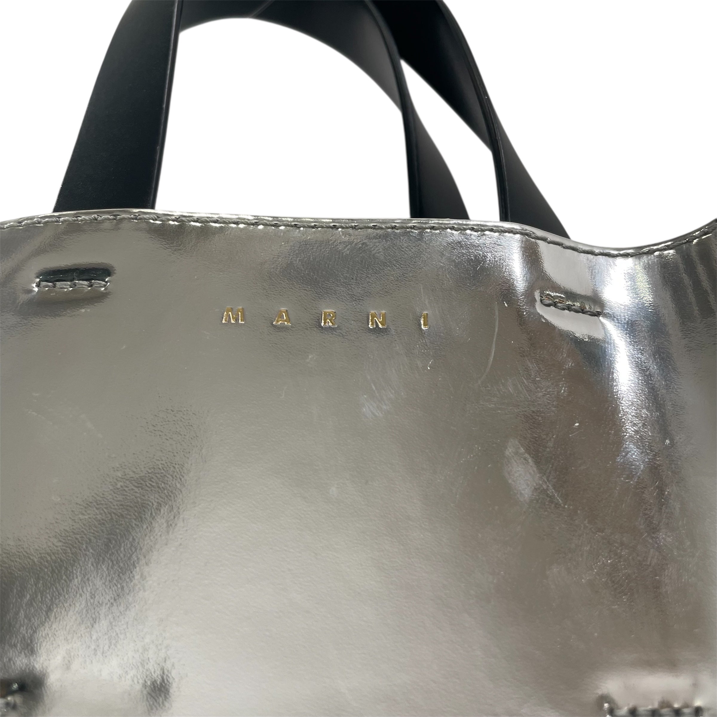 MARNI/Bag/SLV/SILVER SHINY BG view 3