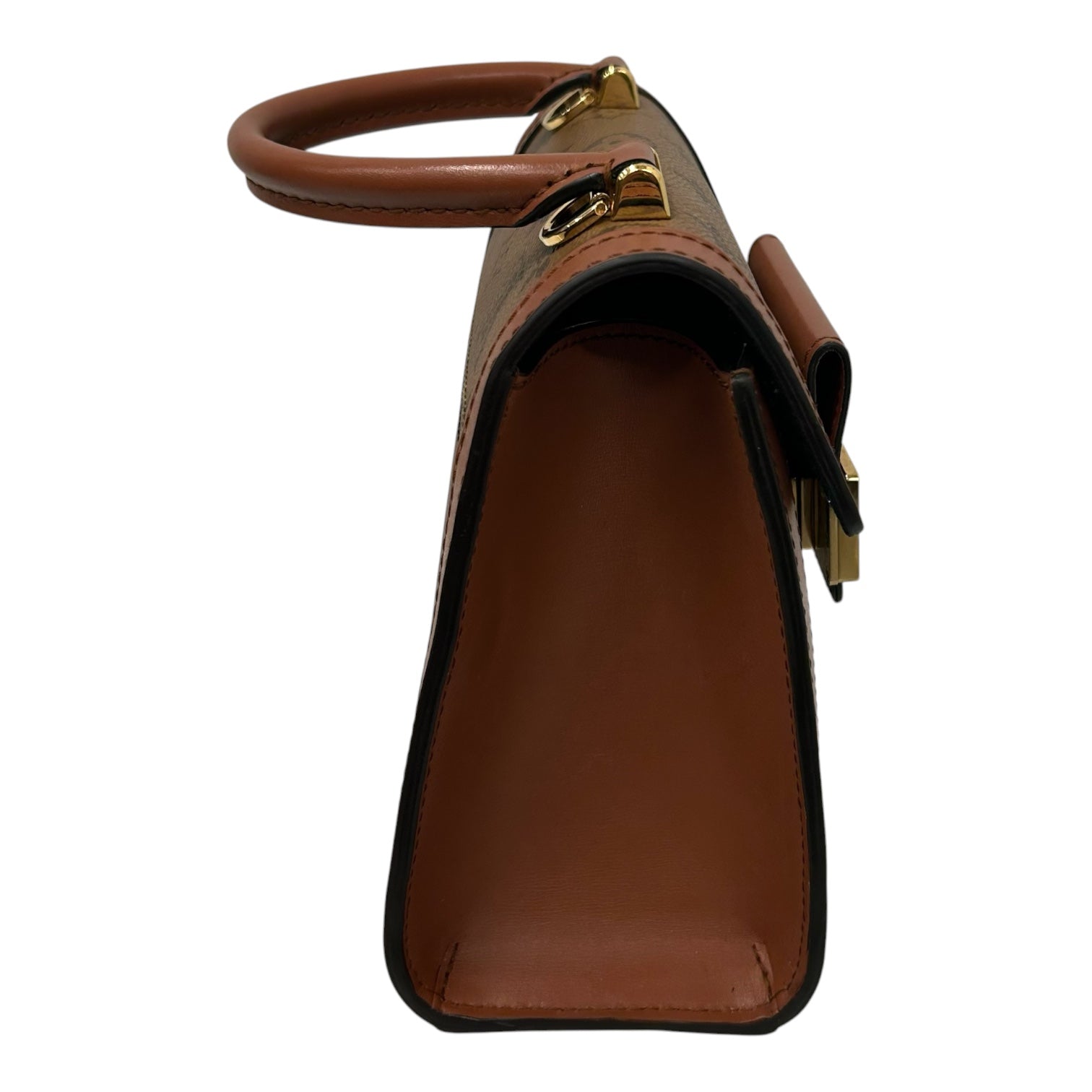 LOUIS VUITTON/Hand Bag/Monogram/Leather/BRW/reverse dauphine monogram hand view 4